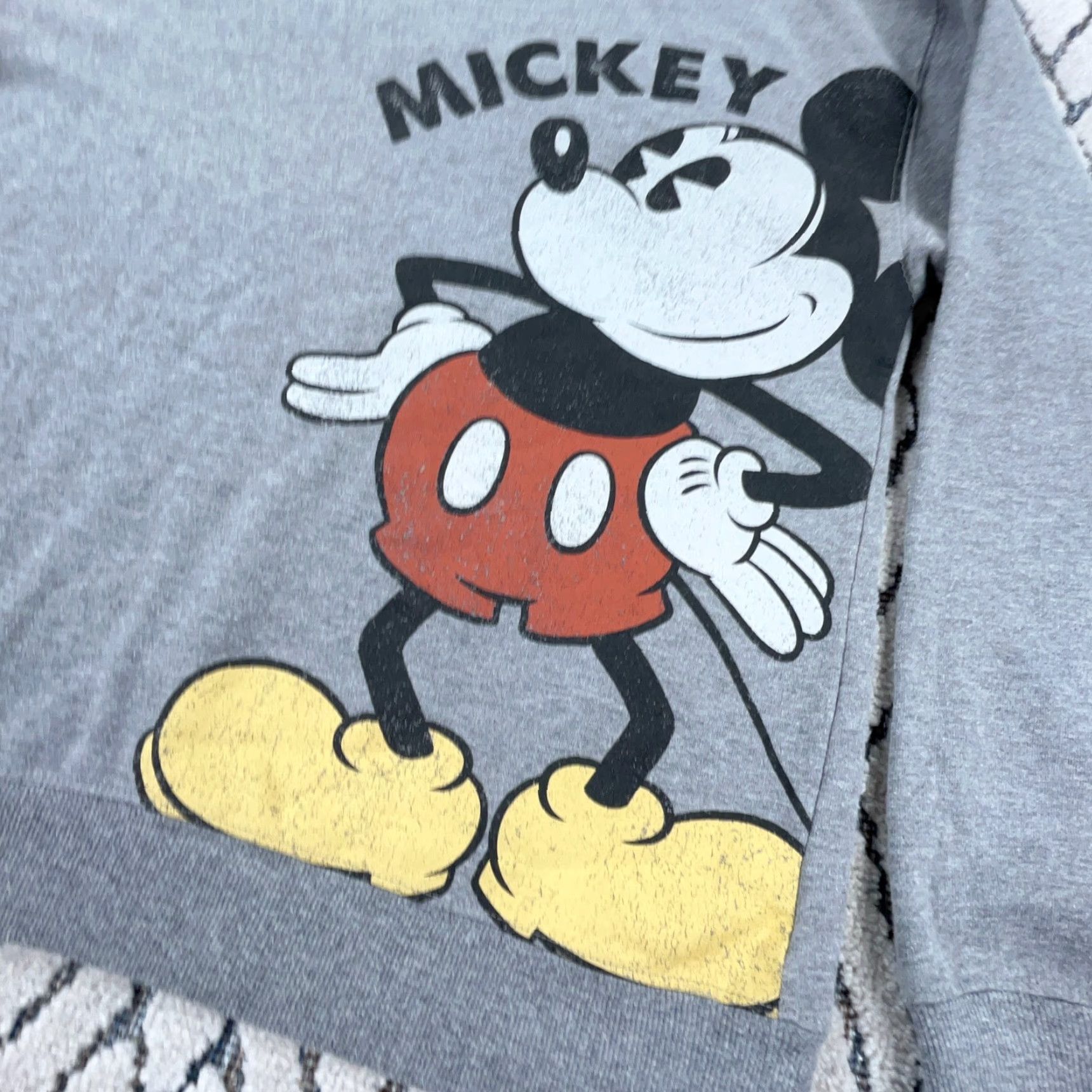 Disney Disney Sweatshirt Women XS Gray Crew Neck Mickey Mouse Big Print Logo Size XS / US 0-2 / IT 36-38 - 4 Thumbnail