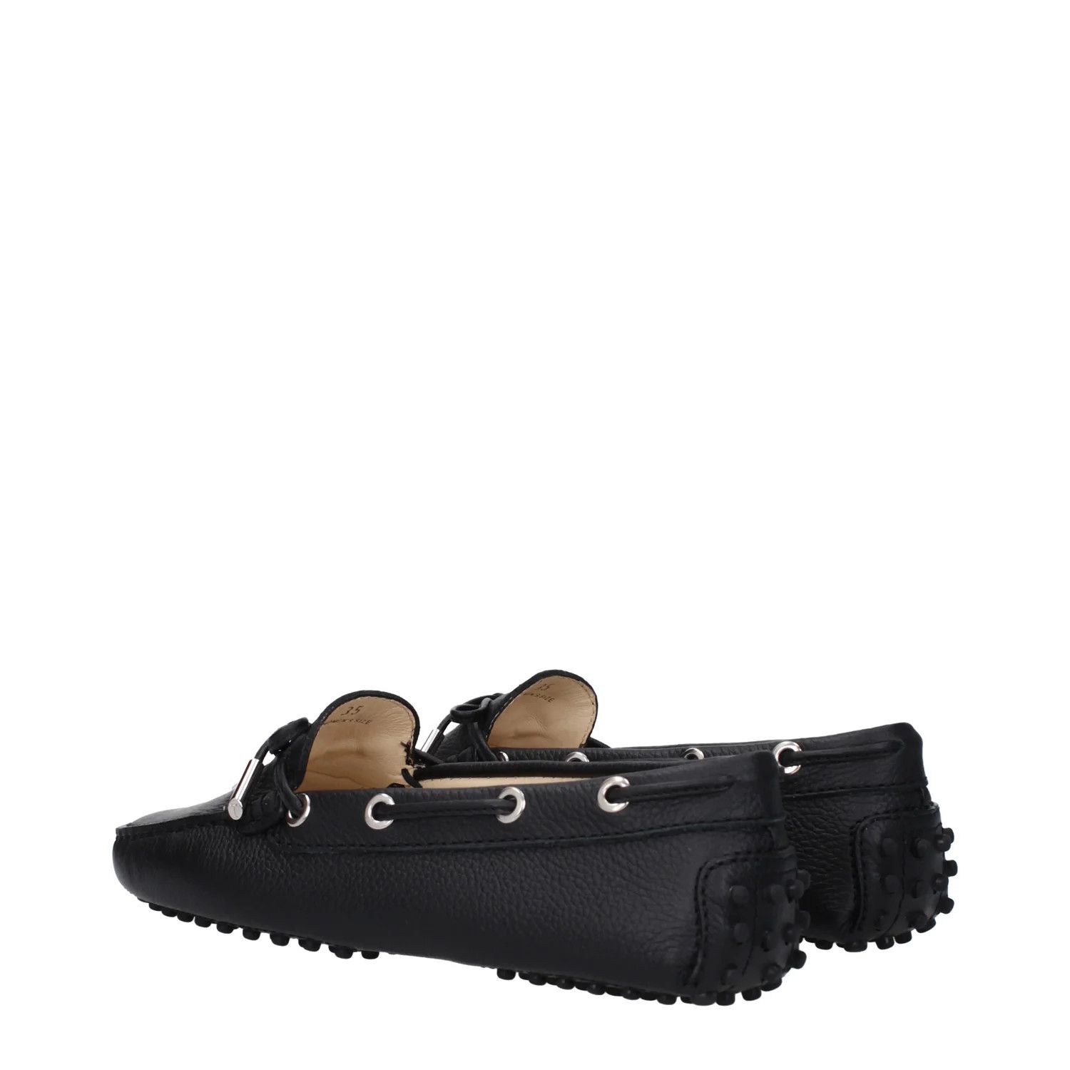 Tod's ob1o1e1224 Leather Loafers in Black Size US 6 / IT 36 - 4 Thumbnail