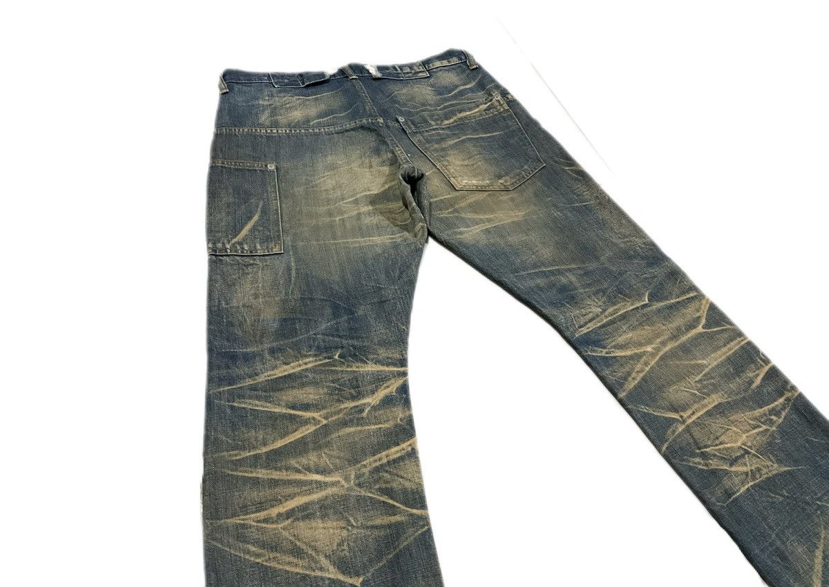 image of Archival Clothing x Swagger Y2K Archived Swagger Mud Wash Denim Distressed, Men's (Size 32)