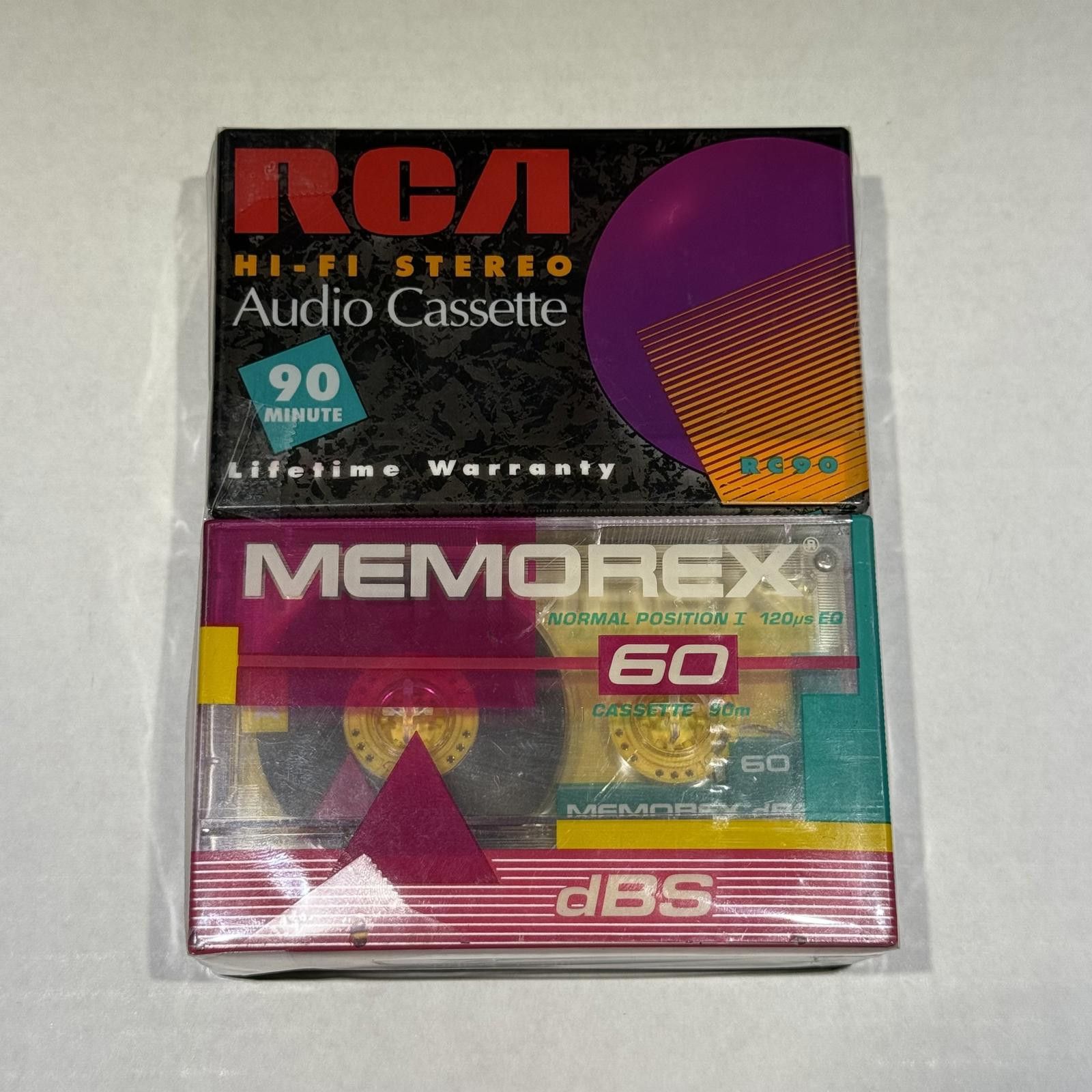 Designer DS Vtg 90s RCA & Memorex Hi-Fi Stereo Audio Cassette Tapes Size ONE SIZE - 6 Thumbnail