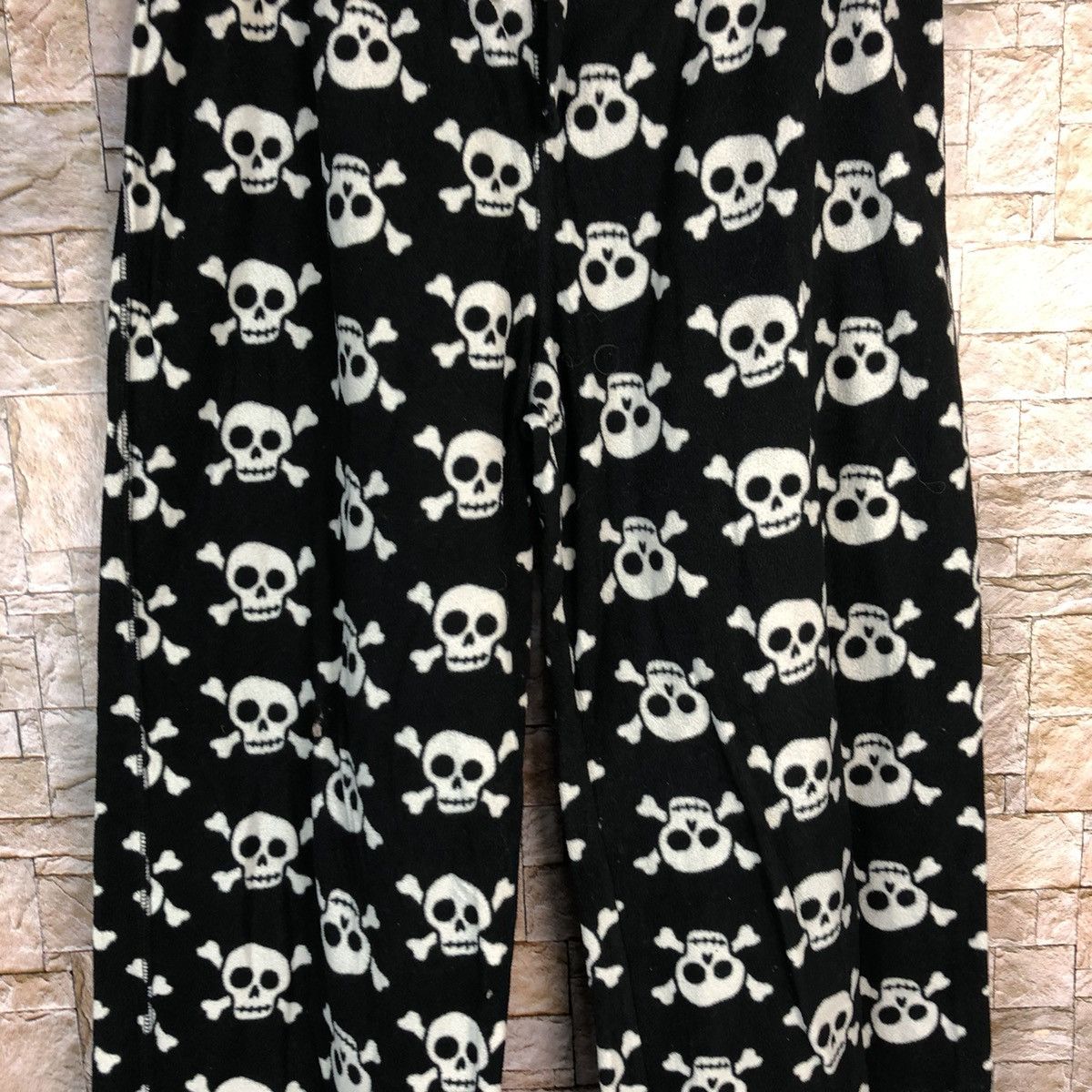 Japanese Brand Chrokee Black Skulls sleepwear Joggers Pants #A605 Size 28" / US 6 / IT 42 - 7 Thumbnail