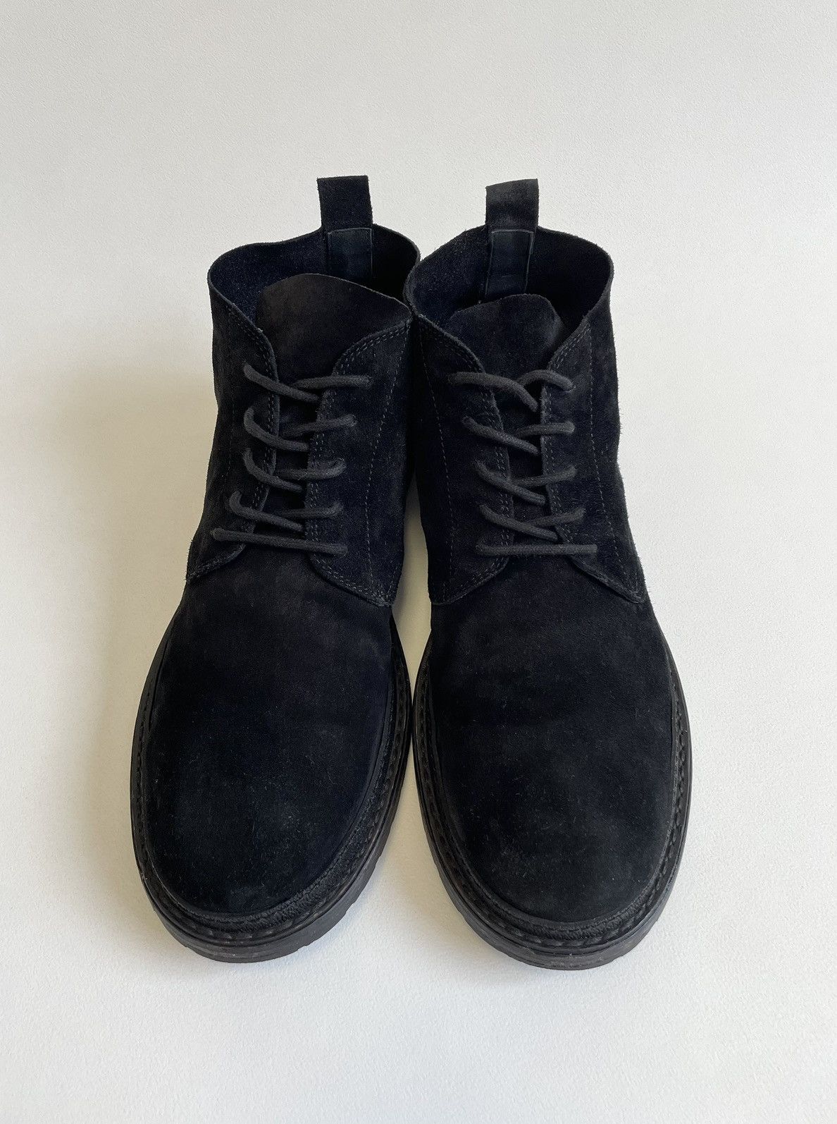 Ann Demeulemeester Early 2010s Black Suede Chukka Boots Size US 12 / EU 45 - 11 Thumbnail