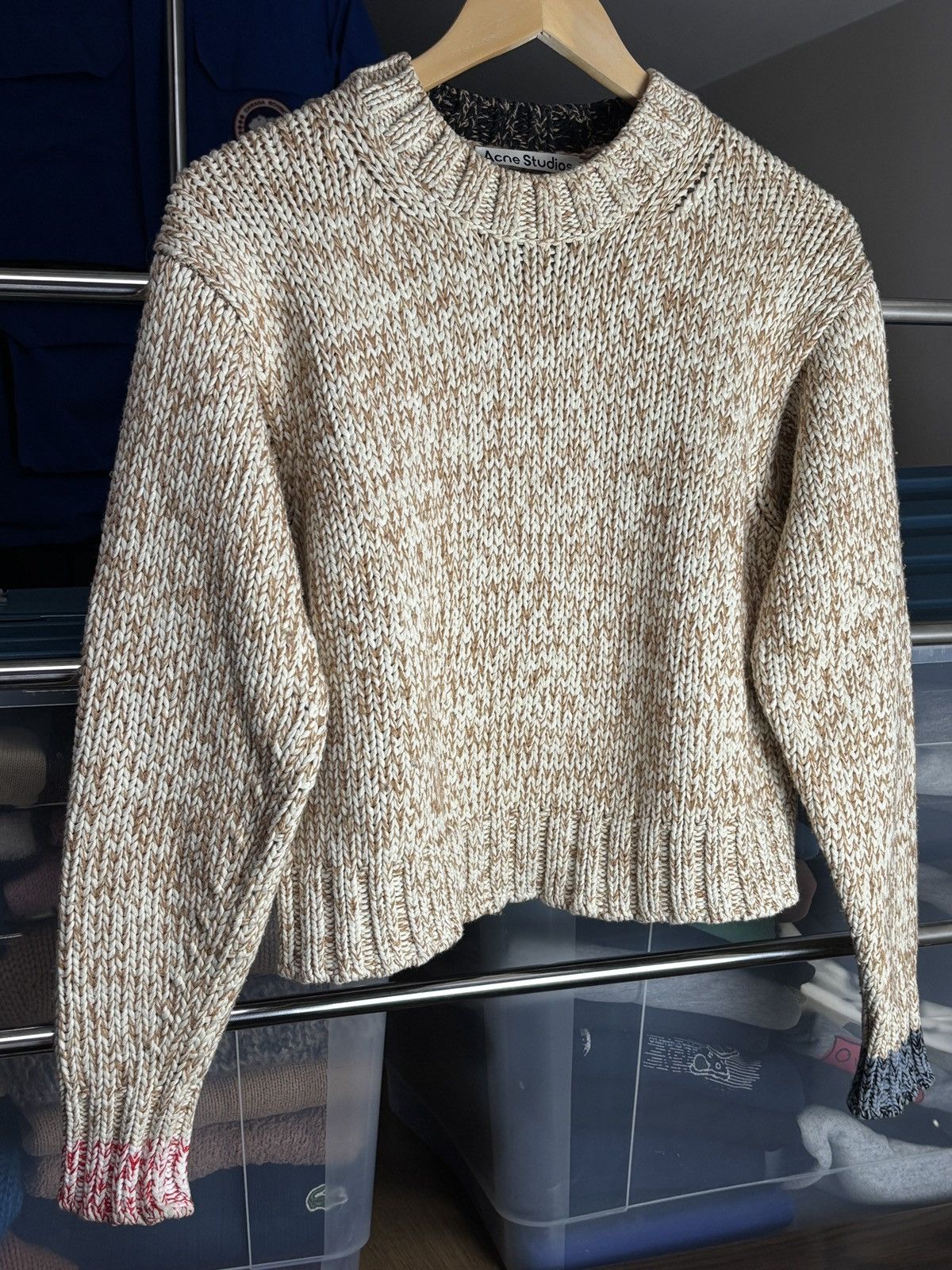 Acne Studios Acne Studios Cropped Knit Sweater Size XS / US 0-2 / IT 36-38 - 2 Thumbnail