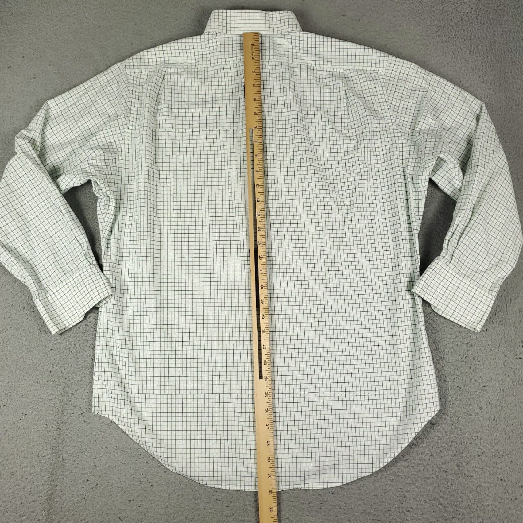 Ralph Lauren Ralph Lauren Shirt Mens 16 Green Blue Check Dress Button Up Long Sleeve Size 42R - 3 Thumbnail
