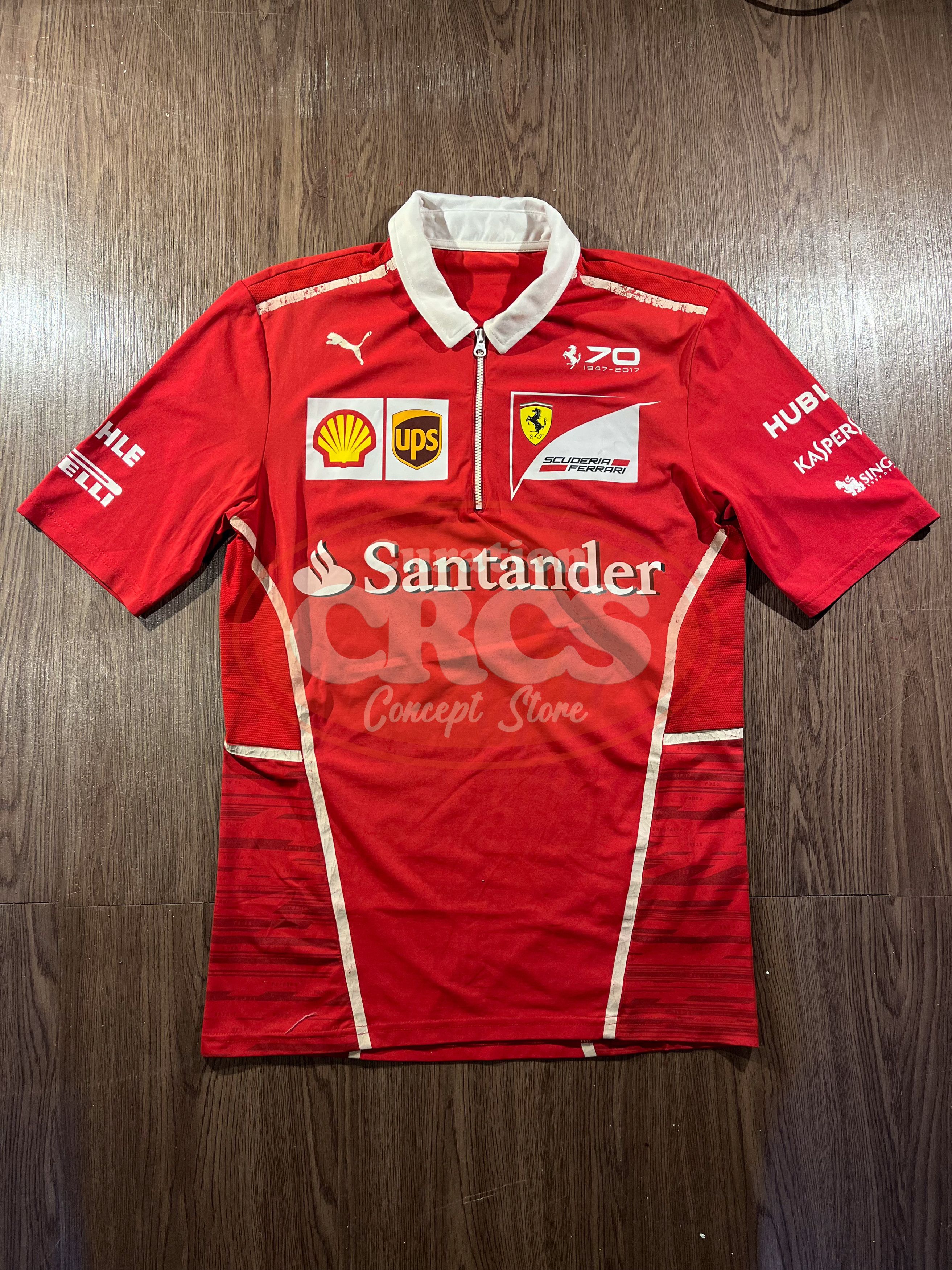 Ferrari × Puma Scuderia Ferrari Santander F1 Half Zip Team Workshirt Size US S / EU 44-46 / 1 - 1 Thumbnail