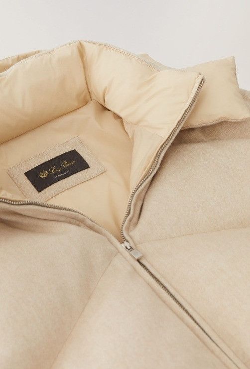 Loro Piana o1srvl11e0824 Prevel Cashmere Storm Jacket in Beige Size L / US 10 / IT 46 - 4 Thumbnail