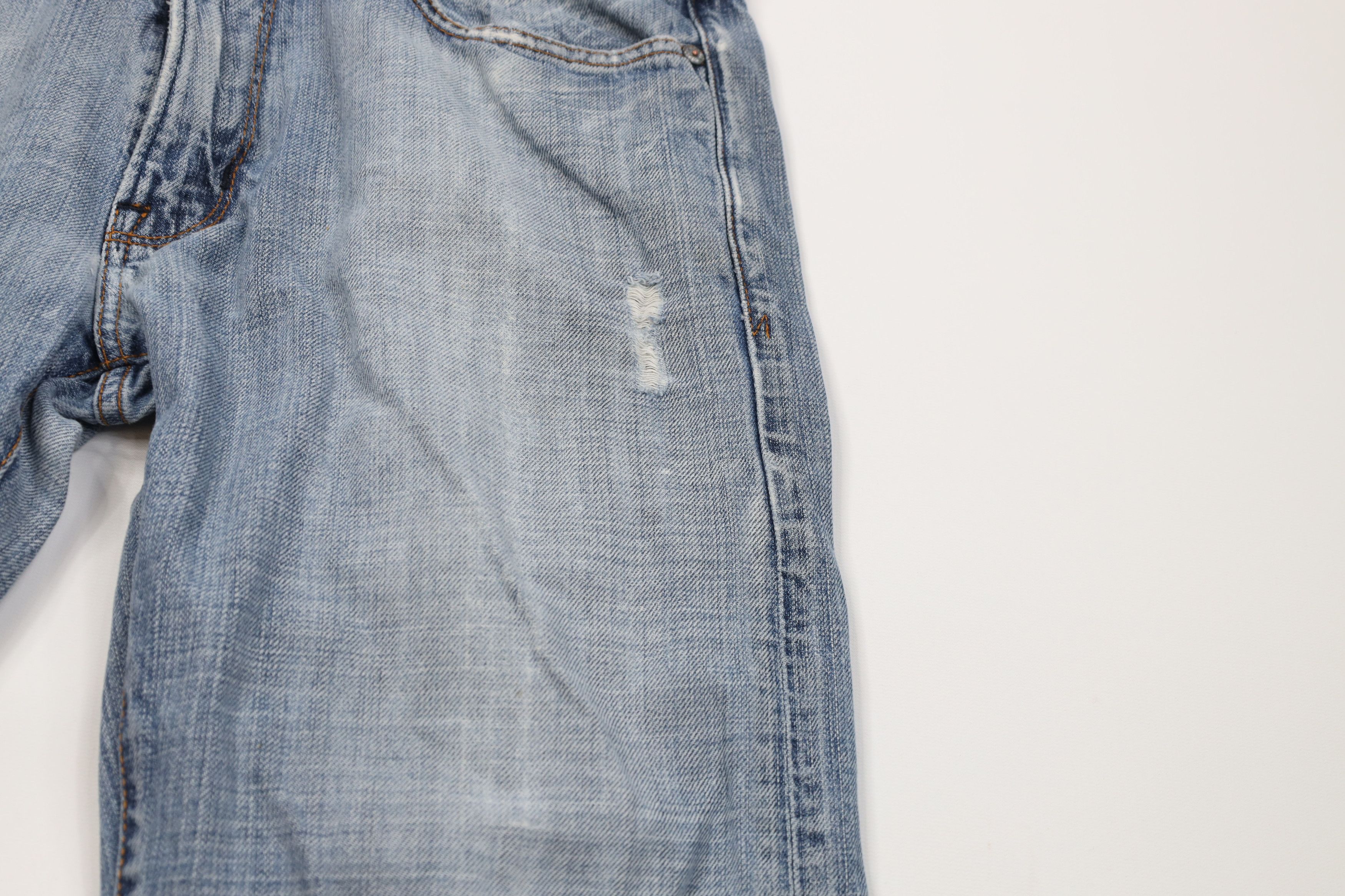 Guess Vintage Y2K Guess Wide Leg Bootcut Denim Jeans Blue Cotton Size US 32 / EU 48 - 7 Thumbnail