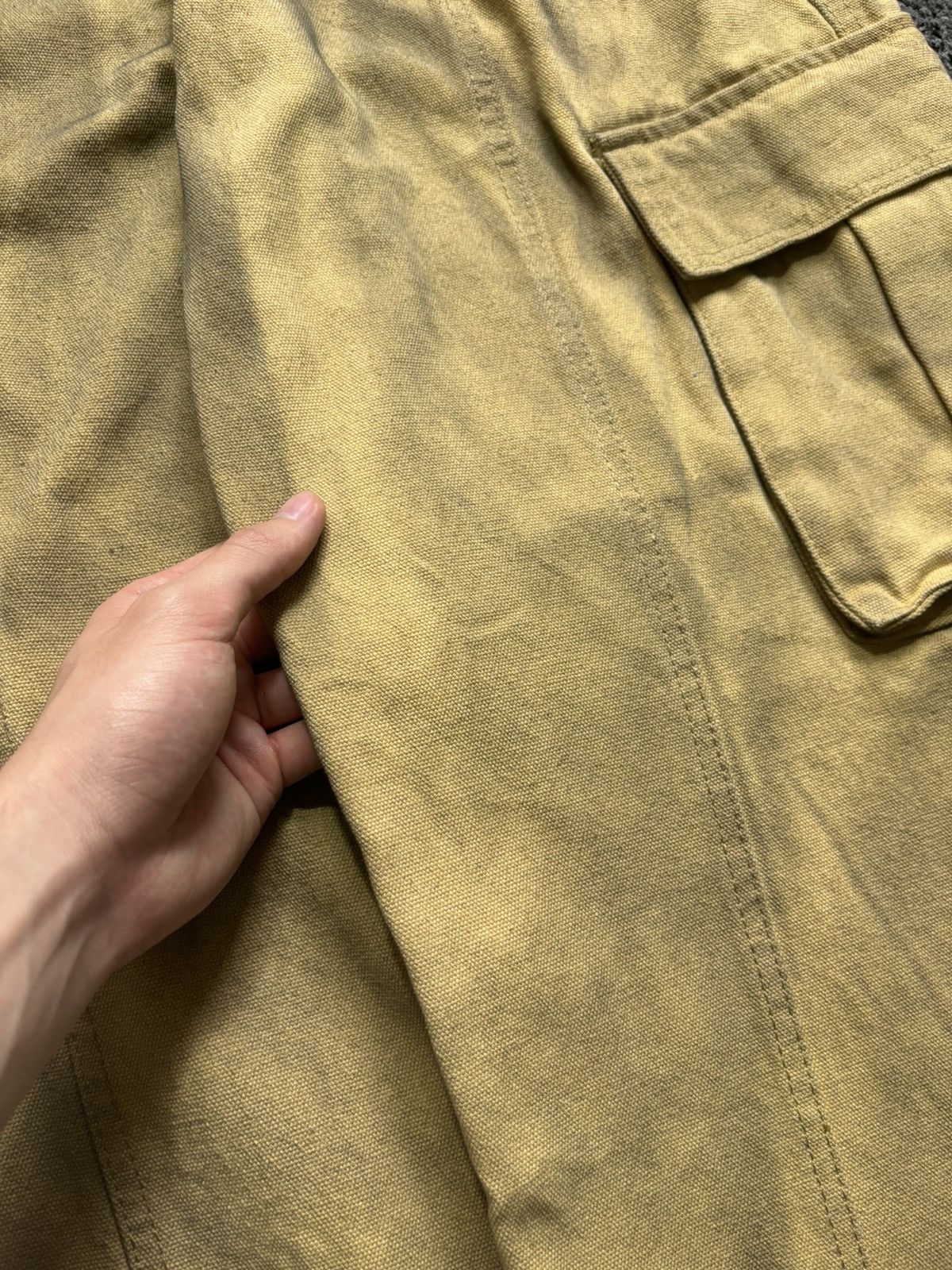 Vintage Vintage wide leg rare flames red yellow baggy cargo jeans Size US 34 / EU 50 - 8 Thumbnail