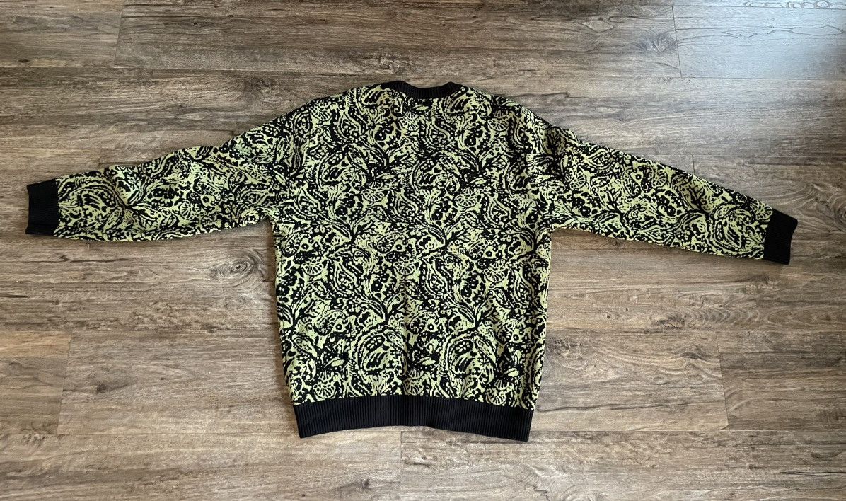 Awake × New York × Streetwear AWAKE PAISLEY CARDIGAN - Green | Grailed