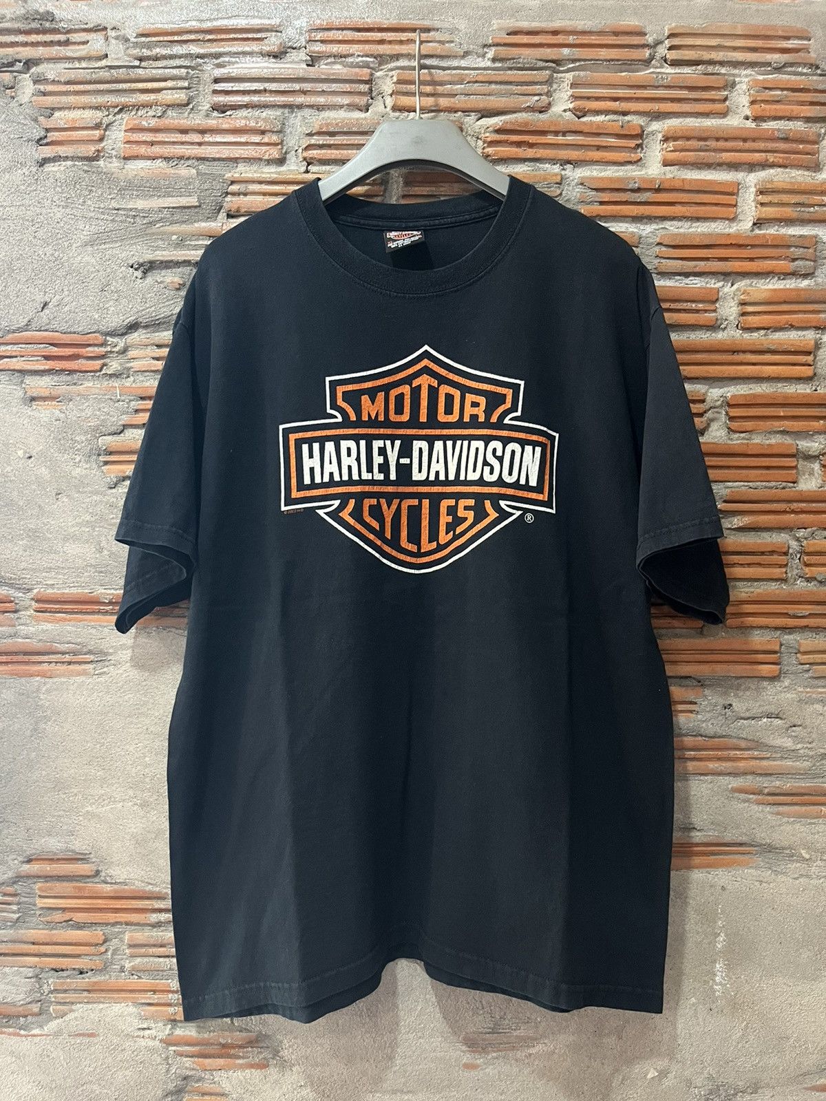 Harley Davidson Vintage Harley-Davidson Big logo 2003’s H-D Tshirt Size US XL / EU 56 / 4 - 2 Thumbnail
