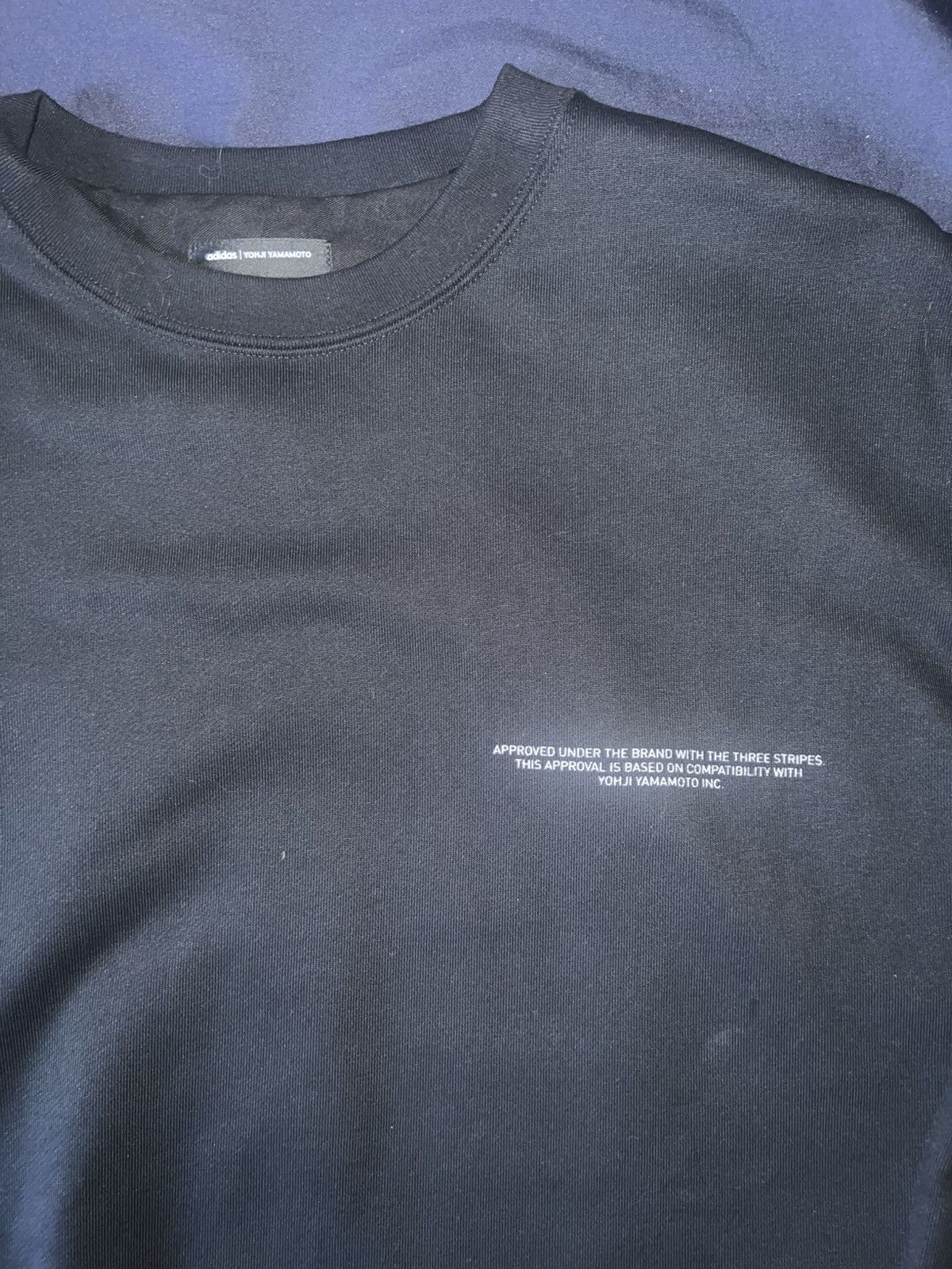 Yohji Yamamoto Adidas y3 logo crewneck Size US L / EU 52-54 / 3 - 3 Thumbnail