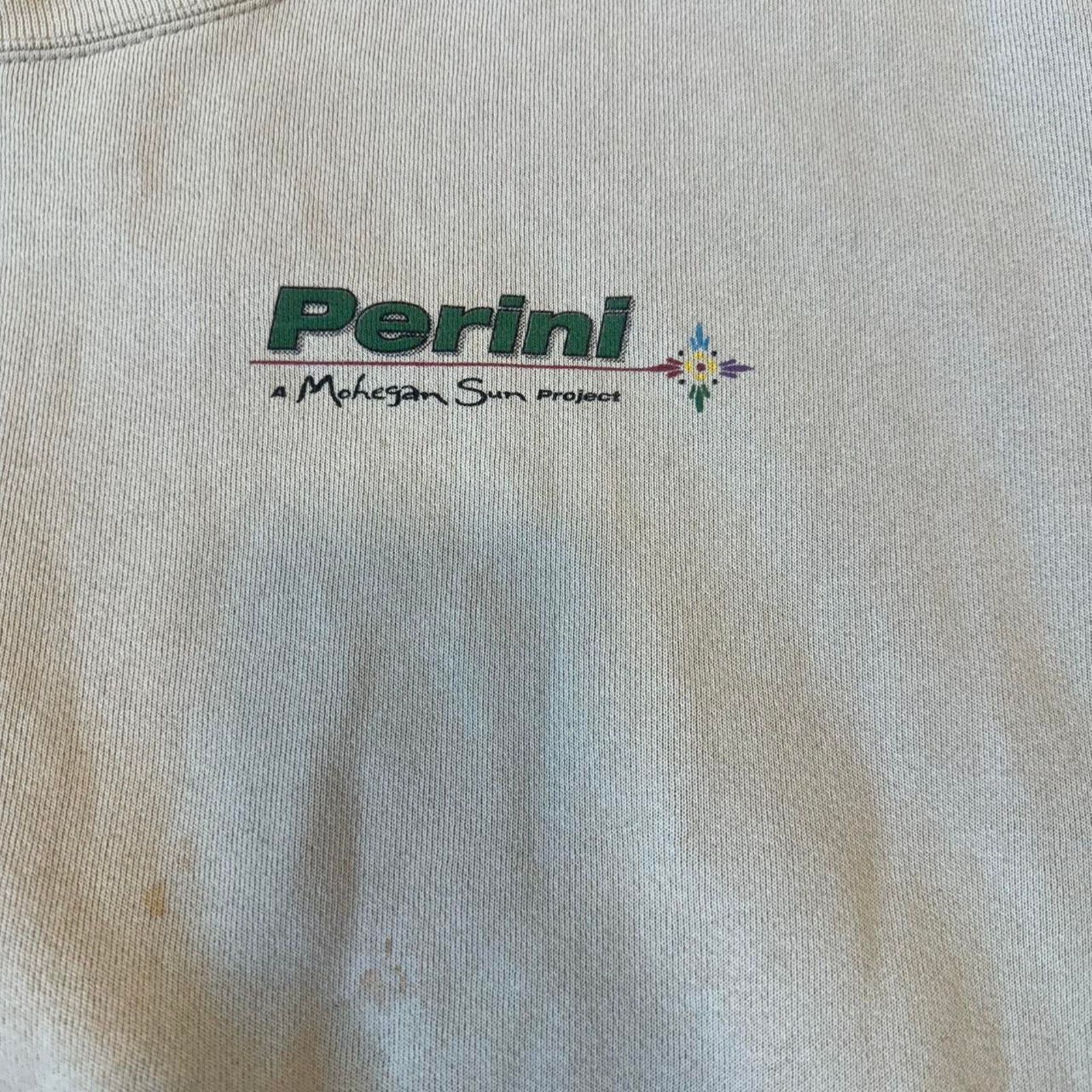 Tultex × Vintage y2k Perini construction Mohegan Sun Casino Crewneck Size US XL / EU 56 / 4 - 6 Thumbnail