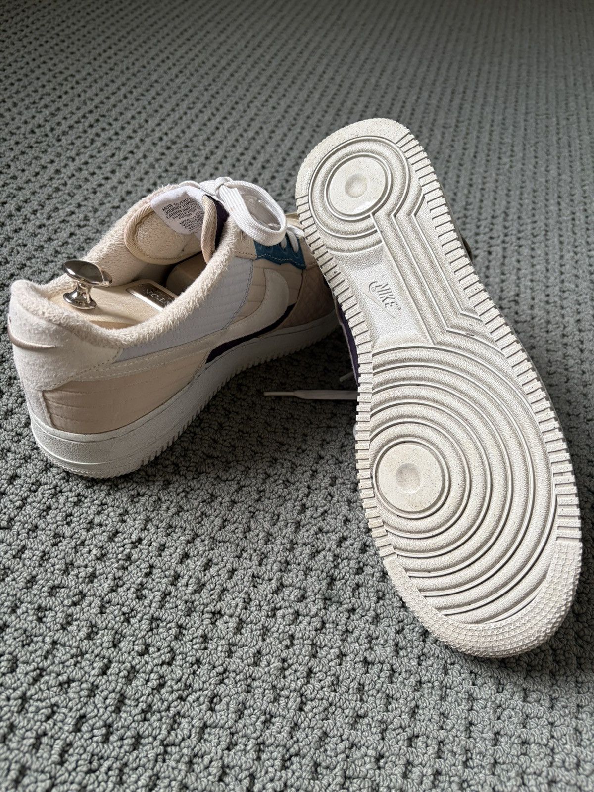 Nike Nike Air Force toasties multi beiges worn 1 week. Excellent Size US 10 / EU 43 - 4 Thumbnail