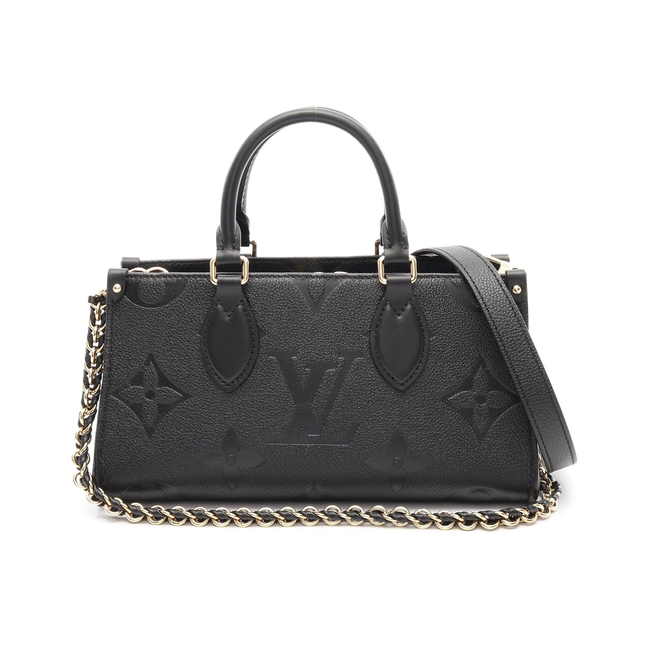 Louis Vuitton Louis Vuitton On The Go Ew Monogram Empreinte Noir Handbag Leather Black 3Way Size ONE SIZE - 1 Thumbnail
