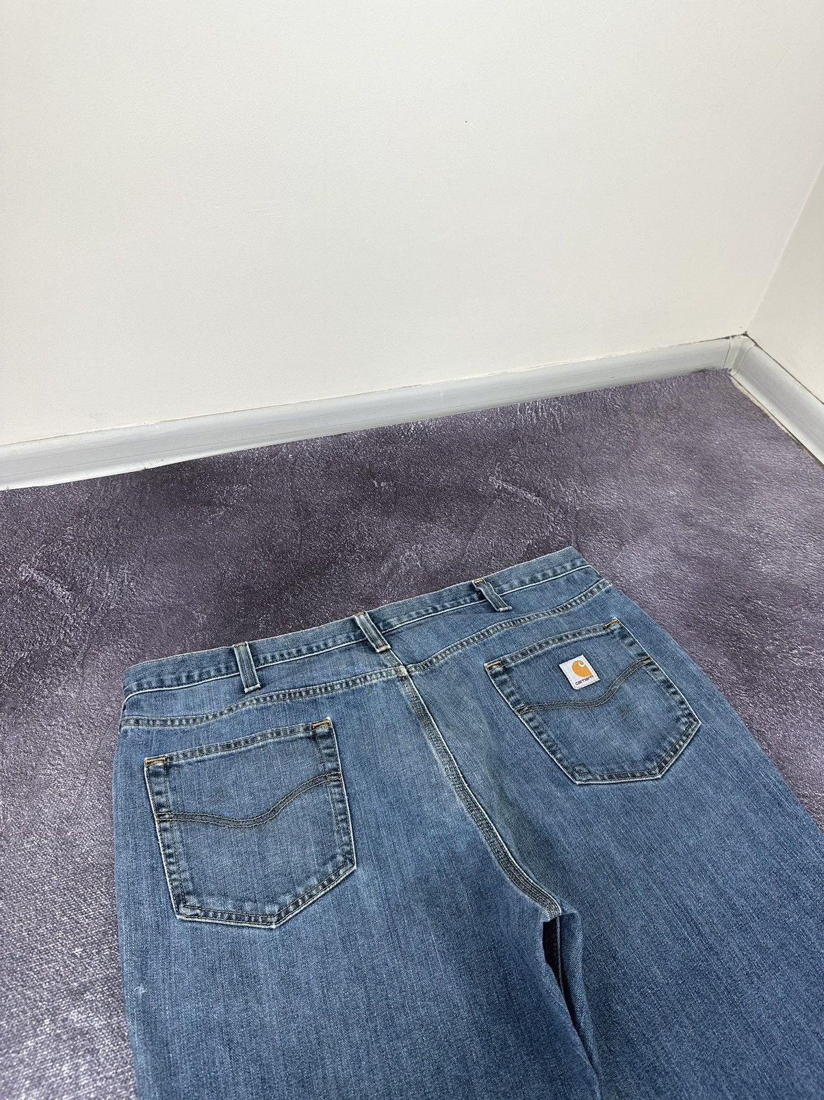 Carhartt Vintage Carhartt Faded American Opium Baggy USA Work Jeans Size US 42 / EU 58 - 6 Thumbnail