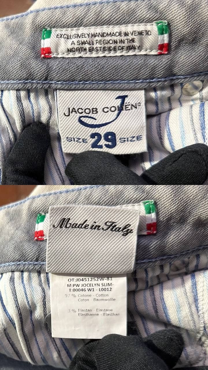 Jacob Cohen Jacob COHEN Jocelyn Slim Jeans Stretch Denim made in Italy Size 29" - 8 Thumbnail