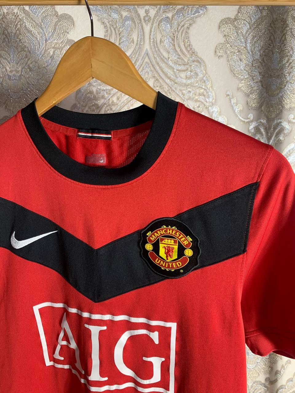 Nike × Vintage VERY RARE NIKE FC MANCHESTER UNITED ENGLAND SOCCER JERSEY Size US S / EU 44-46 / 1 - 3 Thumbnail