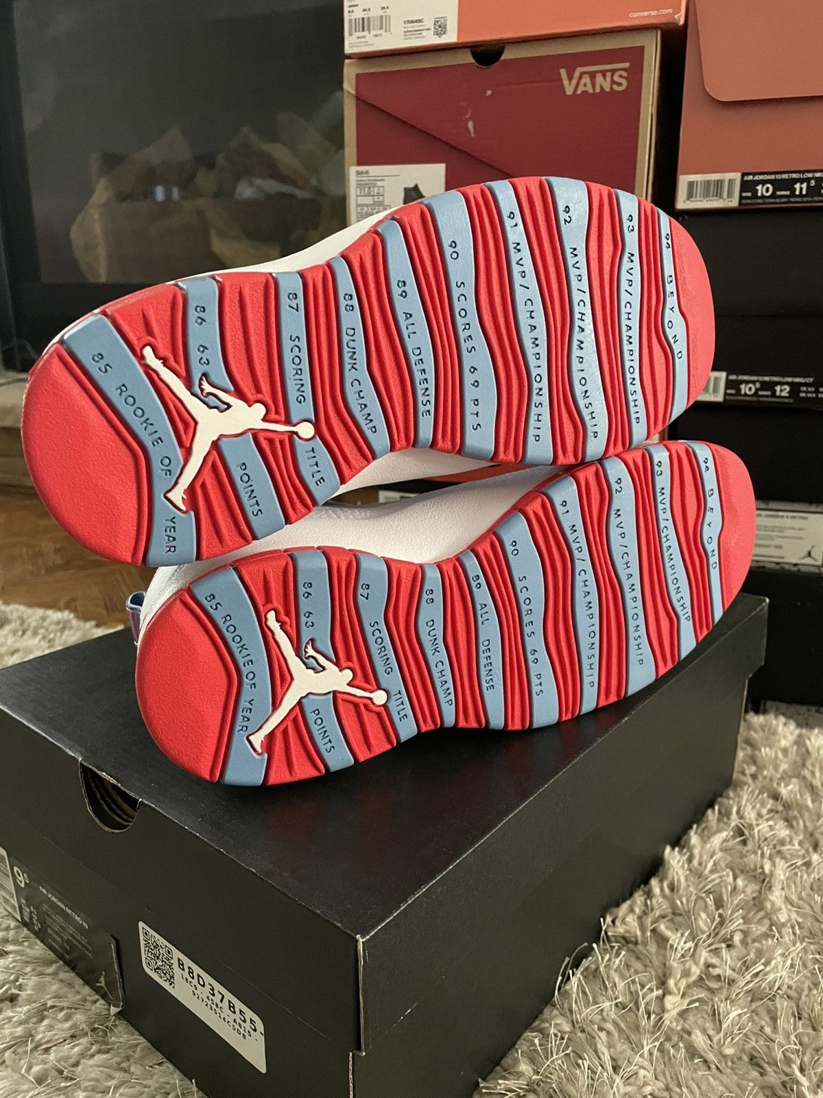 Jordan Brand Jordan 10 Chicago Flags Size US 9.5 / EU 42-43 - 5 Thumbnail