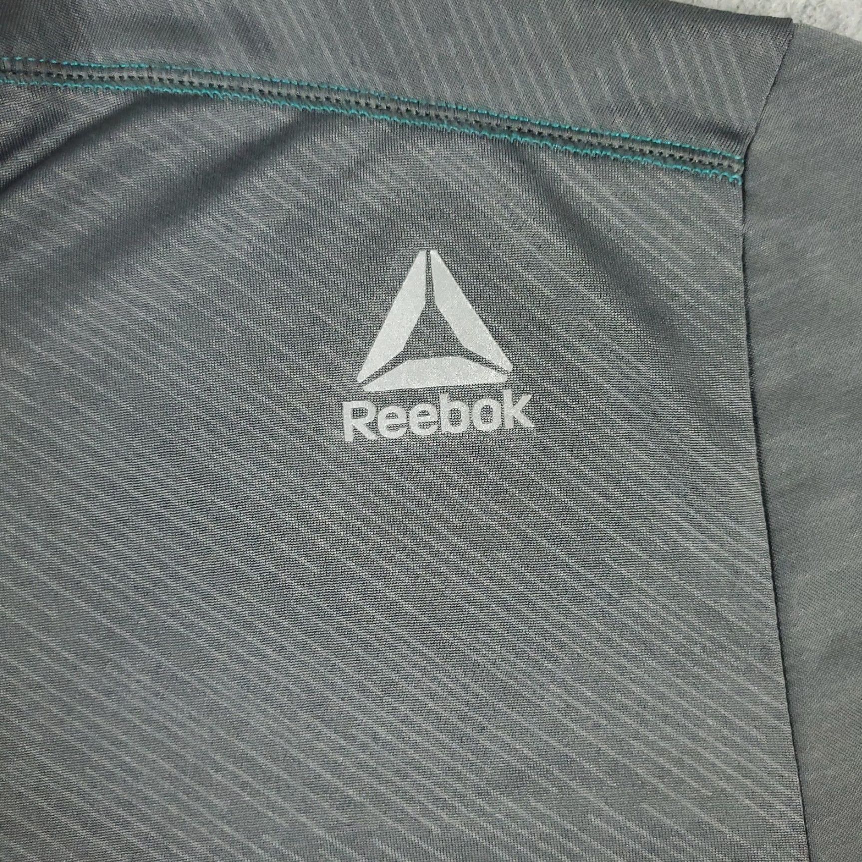 Reebok REEBOK T-Shirt Men’s 2XL Gray Casual Short Sleeve Regular Fit Sports Logo Size US XXL / EU 58 / 5 - 2 Thumbnail
