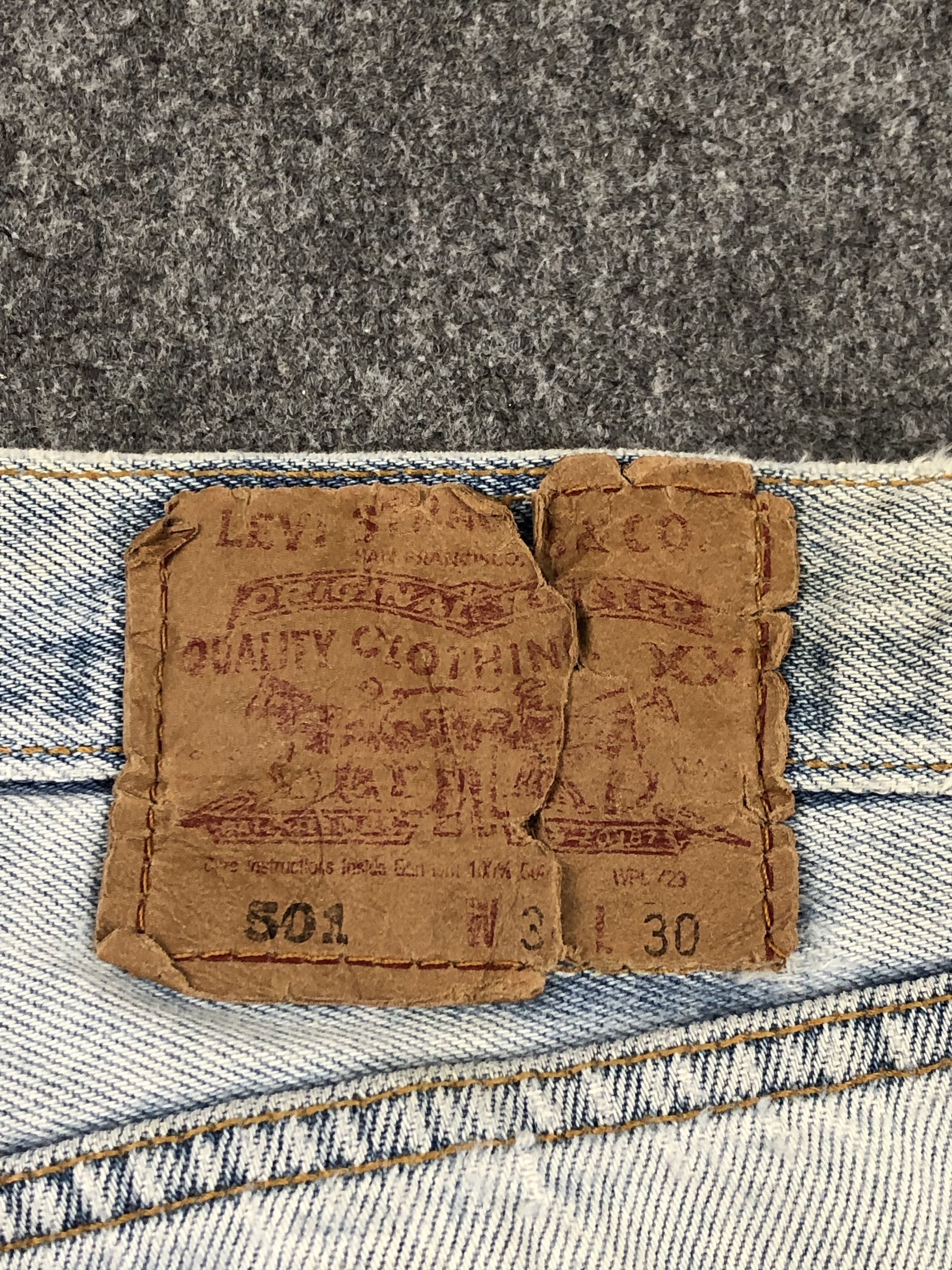 Levi's Vintage Levis 501 Light Blue Jeans DPP0220 Size US 34 / EU 50 - 5 Thumbnail