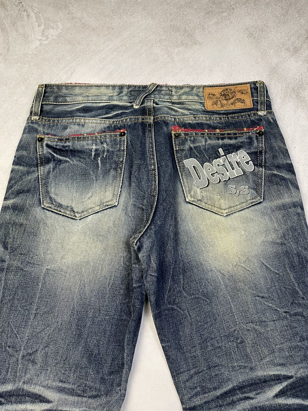 Tornado Mart 2000s Crojin Clawmark Distressed Vkei Style Denim Size US 30 / EU 46 - 9 Thumbnail