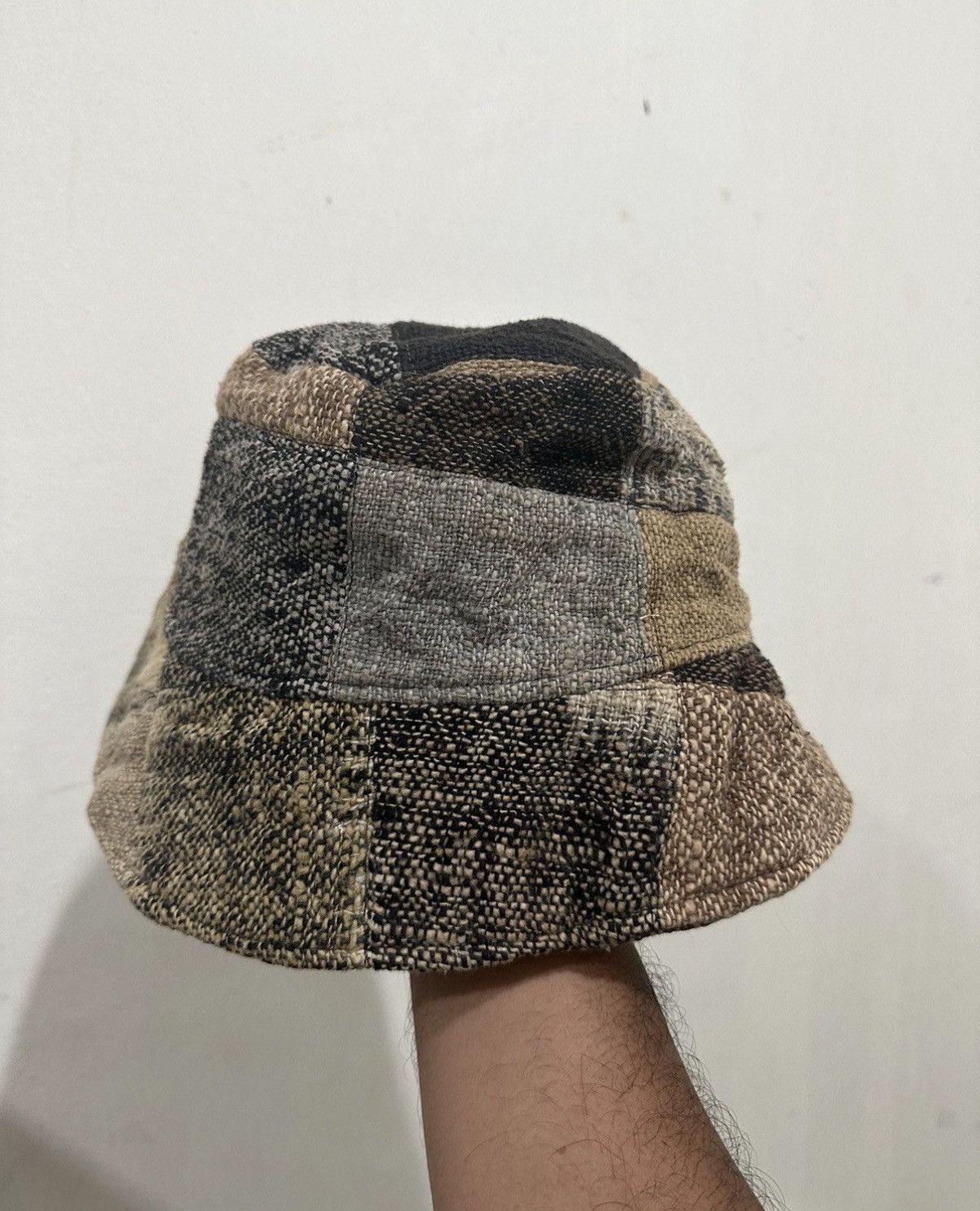 Japanese Brand VTG Patchwork Style Kapital Hat Size ONE SIZE - 3 Thumbnail