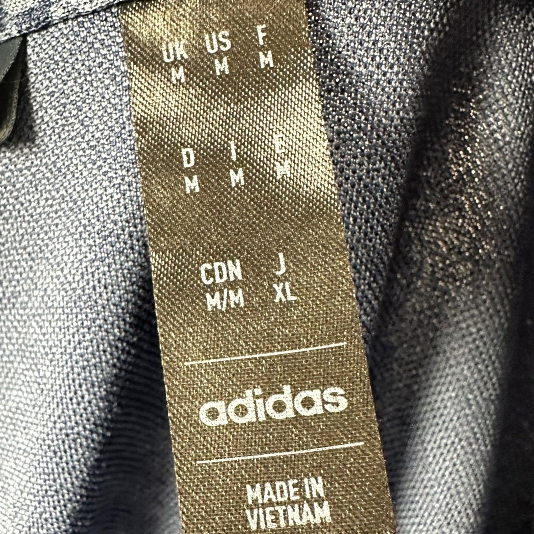 Adidas Adidas Polo Shirt Men Medium Navy Blue Herringbone Golf Performance Short Sleeve Polo Shirt with Logo, Breathable, Moisture Wicking, Casual Activewear Size US M / EU 48-50 / 2 - 4 Thumbnail