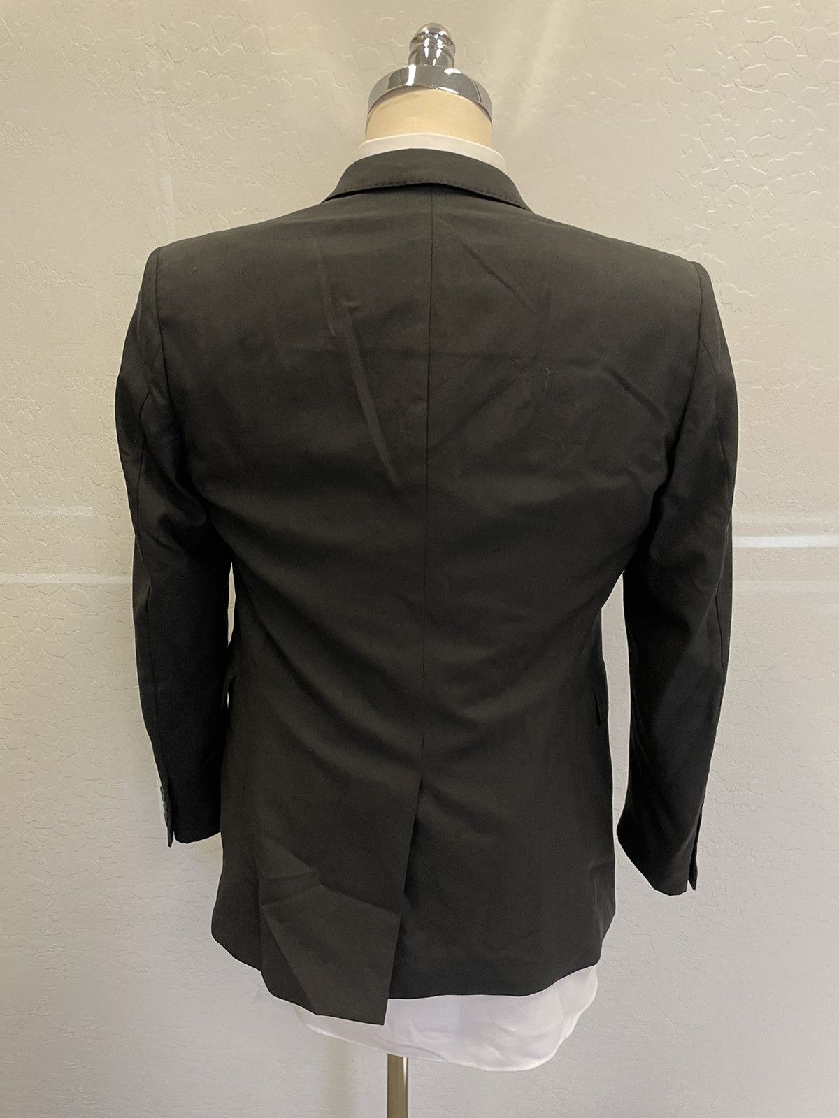 Burberry Slim Tailored Wool Suit Jacket Size 38R - 5 Thumbnail