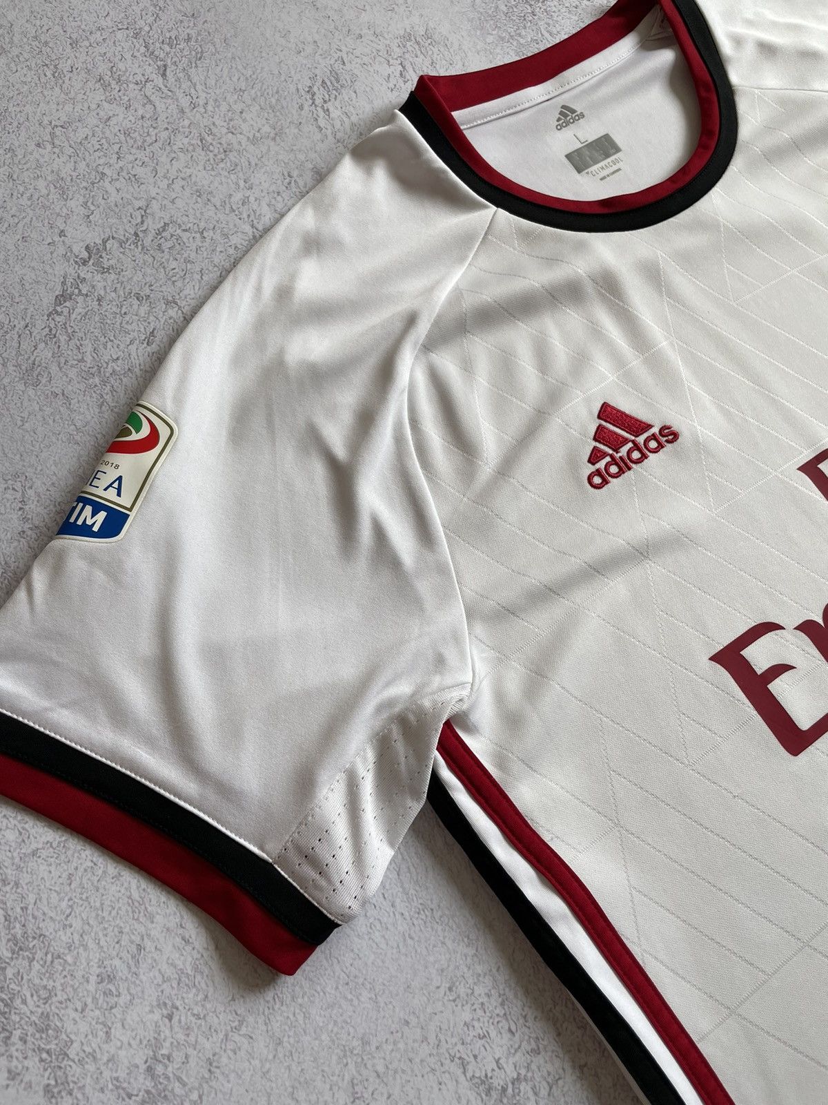 Puma Adidas AC Milan 2017/2018 Away Soccer Jersey L Size US L / EU 52-54 / 3 - 4 Thumbnail