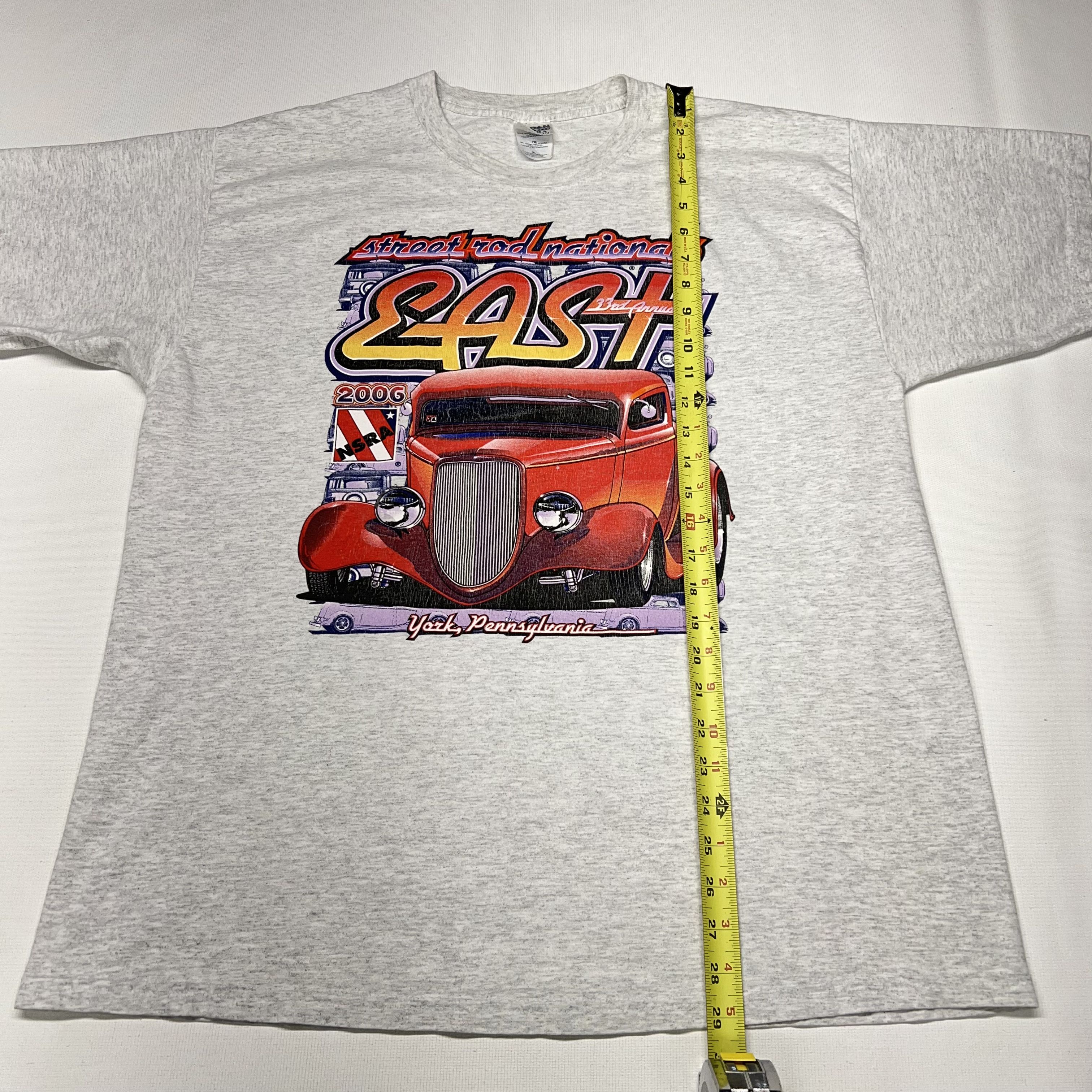 Gildan × Vintage Street Rod Tee Shirt Grey Car Classic NSRA Auto Graphic Y2K Size US XL / EU 56 / 4 - 17 Thumbnail