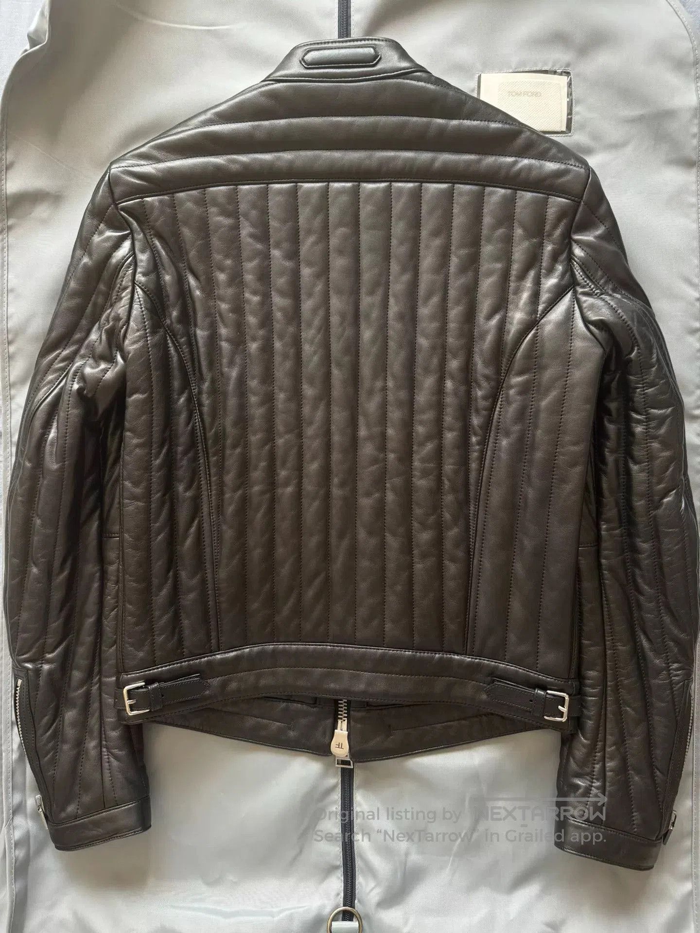 Tom Ford Tom Ford Black Leather Motorcycle Jacket. Size US S / EU 44-46 / 1 - 5 Thumbnail