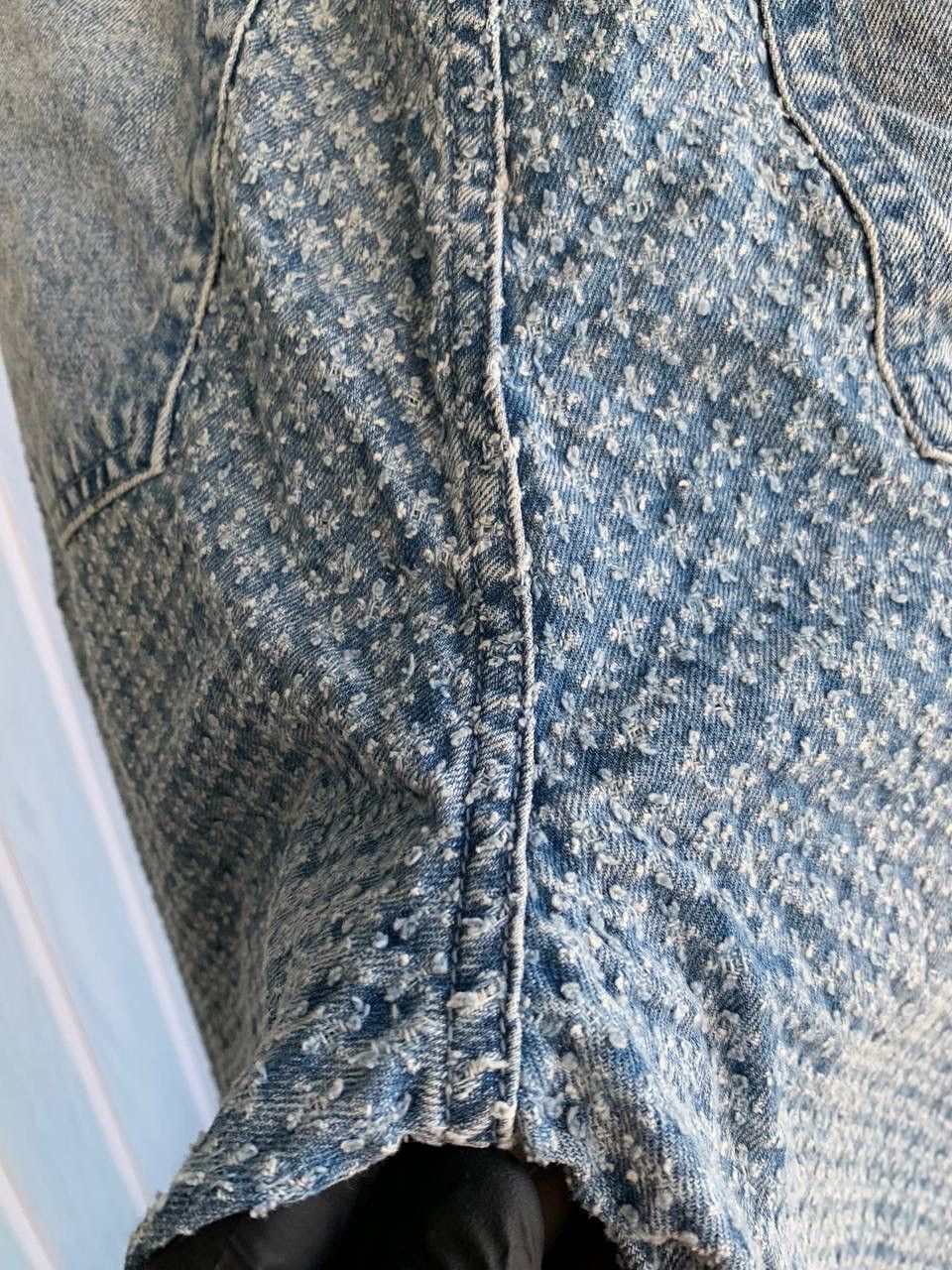 Japanese Brand × Rag & Bone Rag & Bone Logan Mid-Rise Wide Leg Indigo Tweed Denim Jeans Size US 31 - 12 Thumbnail