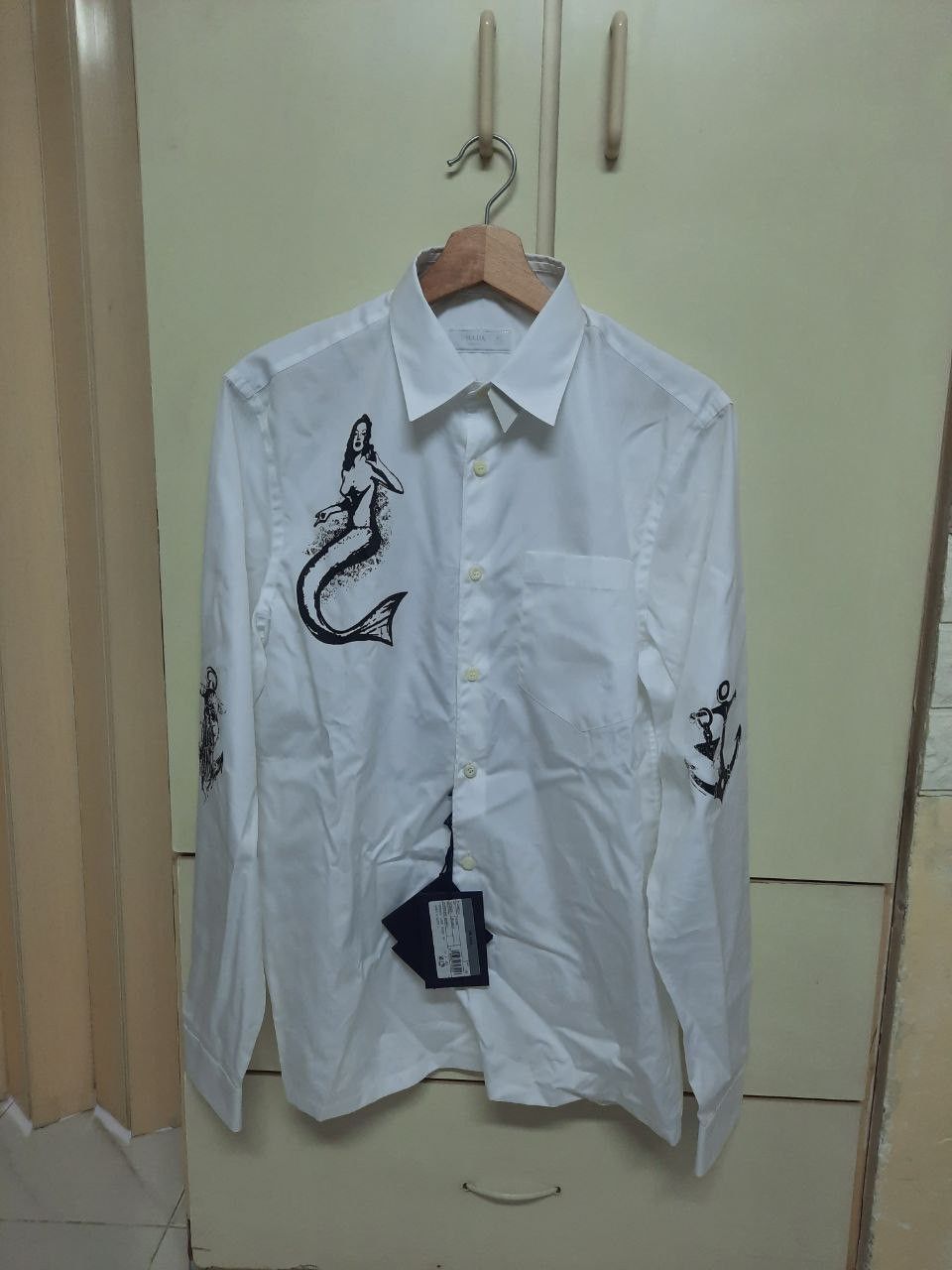 Prada *New* SS22 Octopus Mermaid Shirt Size US M / EU 48-50 / 2 - 1 Thumbnail