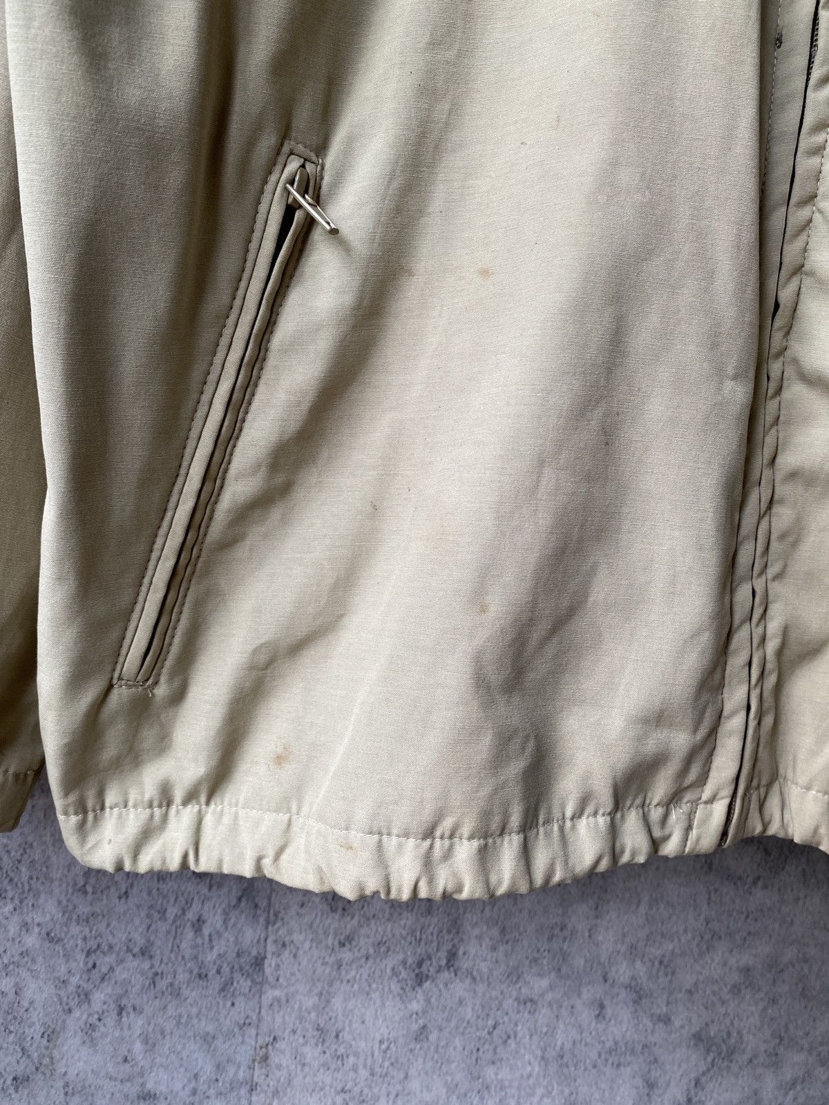 Supreme Vintage 90’s Supreme USA Made Beige Zip Up Jacket Size US XL / EU 56 / 4 - 9 Thumbnail