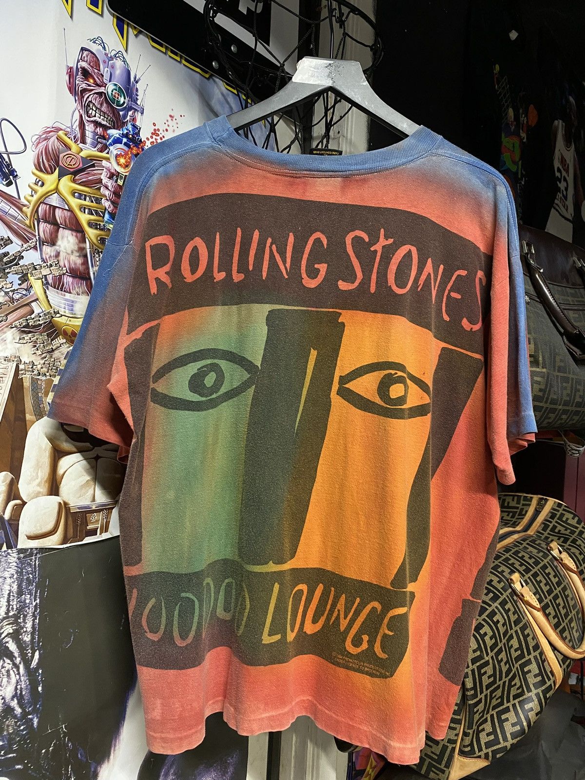 Vintage Vintage 90’s Rolling Stones Voodoo Lounge T-Shirt Medium Size US M / EU 48-50 / 2 - 5 Thumbnail
