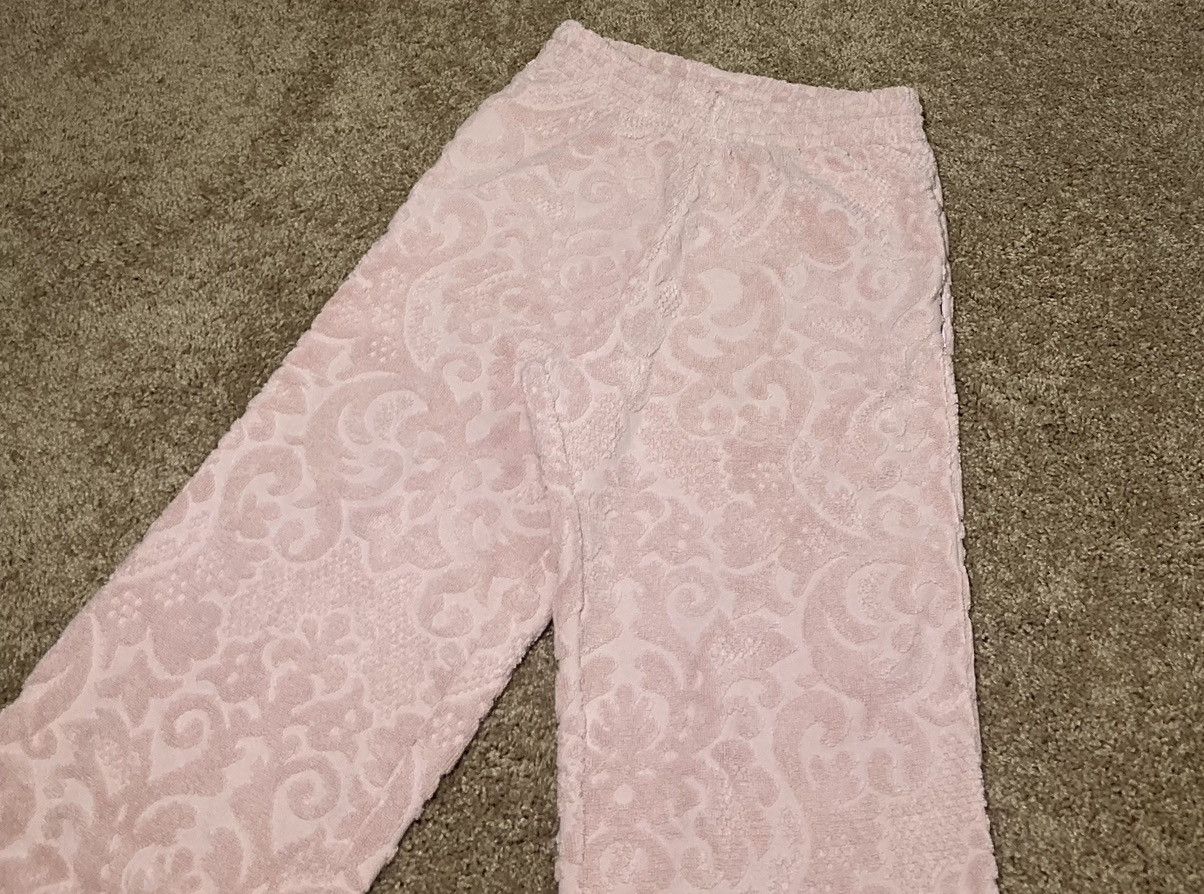 Martine Rose New SS24 Martine Rose Pink Towel Jacquard Knit Sweats 2024 Size US 30 / EU 46 - 4 Thumbnail