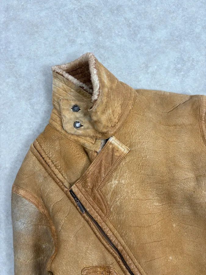 Roberto Cavalli 2000s Roberto Cavalli Camel Premium Shearling Jacket Size US L / EU 52-54 / 3 - 5 Thumbnail