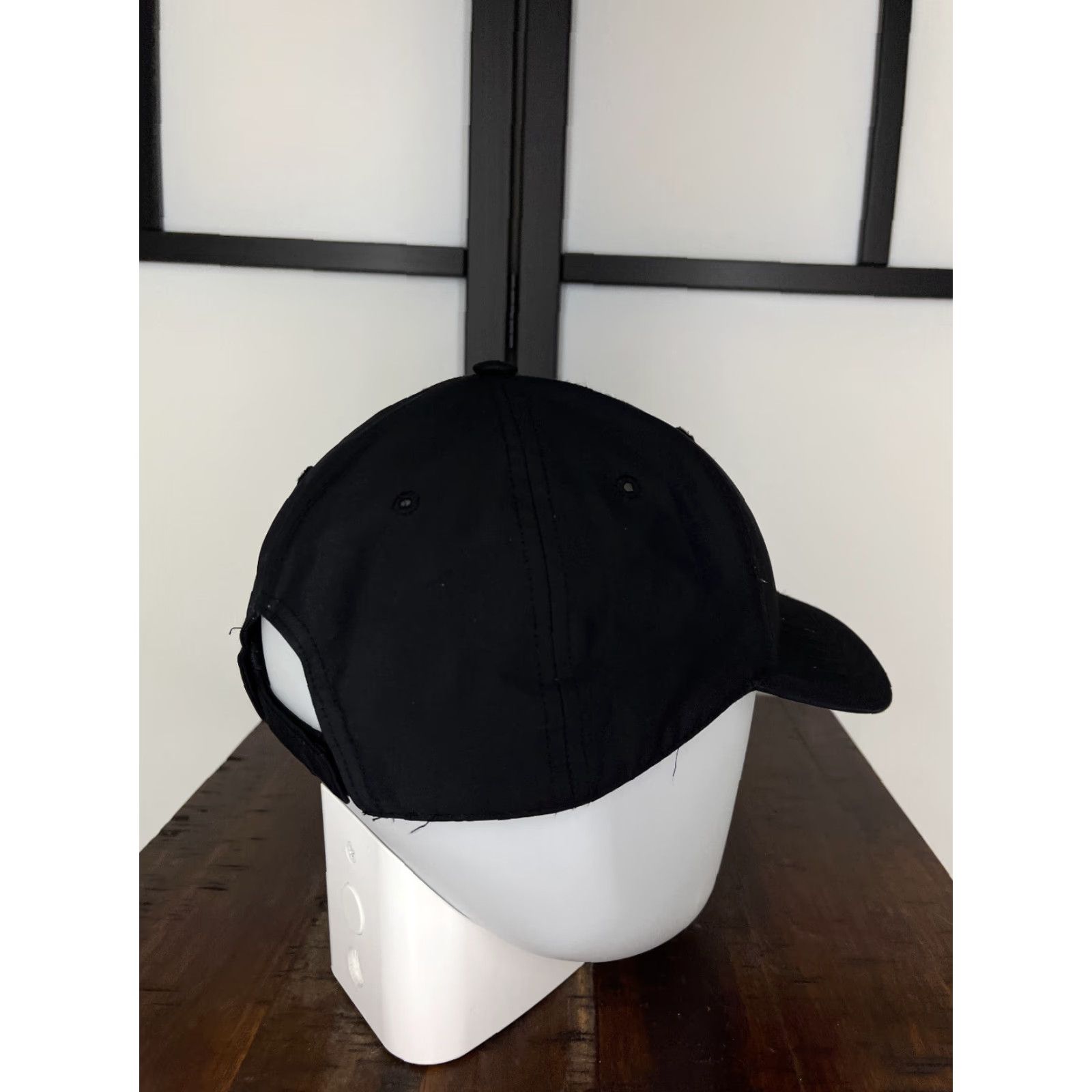 Adidas Adidas Hat Cap Strap Back One Size Adult Black Embroidered 100% Polyester Golf Baseball Cap Mens Hat Size ONE SIZE - 7 Thumbnail