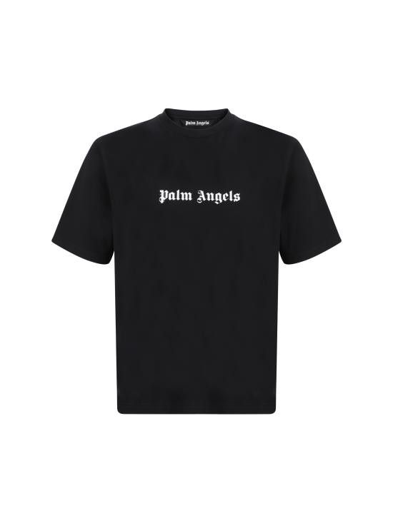 PALM ANGELS Men T-Shirts PMAA089C99JER003 1001 BLACK