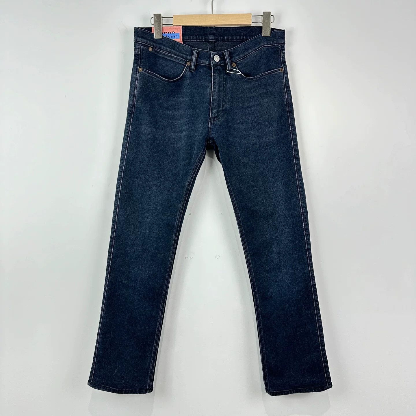 Acne Studios Acne Studios Dark Blue Denim Jeans 30 Size US 30 / EU 46 - 1 Thumbnail