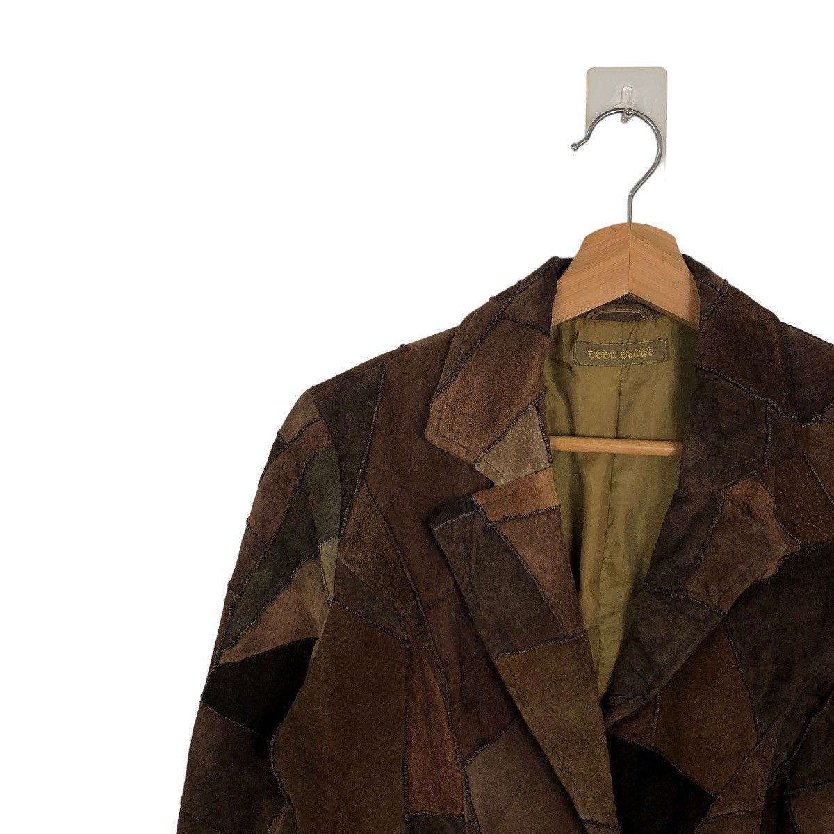Japanese Brand 🔥90s VINTAGE SOFT LEATHER JACKET BODY SHAKE JAPAN PATCHWORK Size US M / EU 48-50 / 2 - 6 Thumbnail