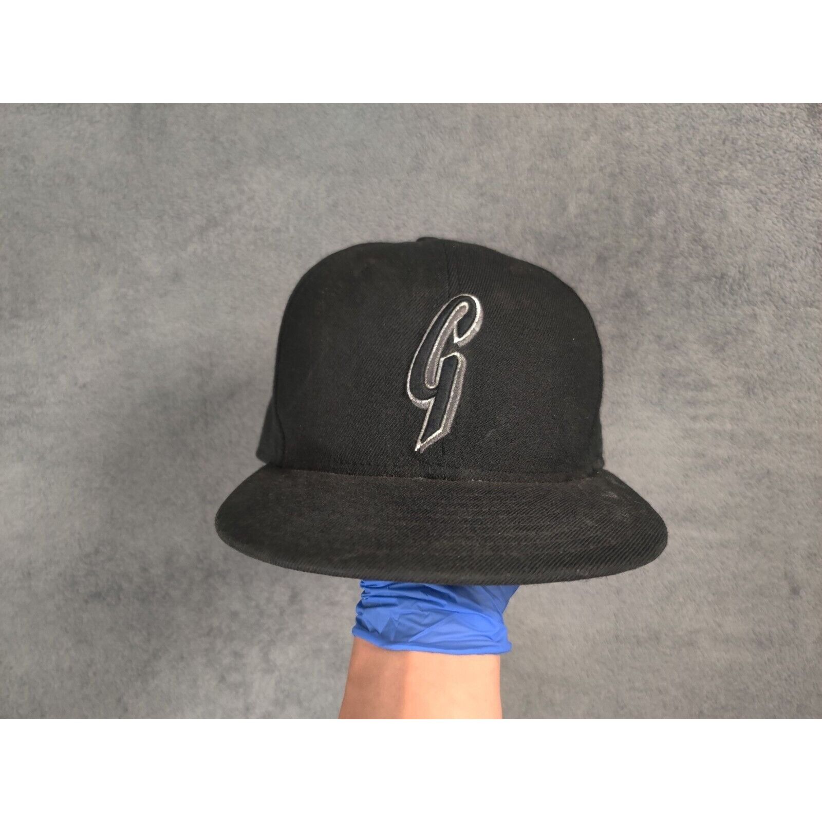 New Era San Francisco Giants Hat Cap Fitted 7 1/8 Black Embroidered Size ONE SIZE - 2 Thumbnail