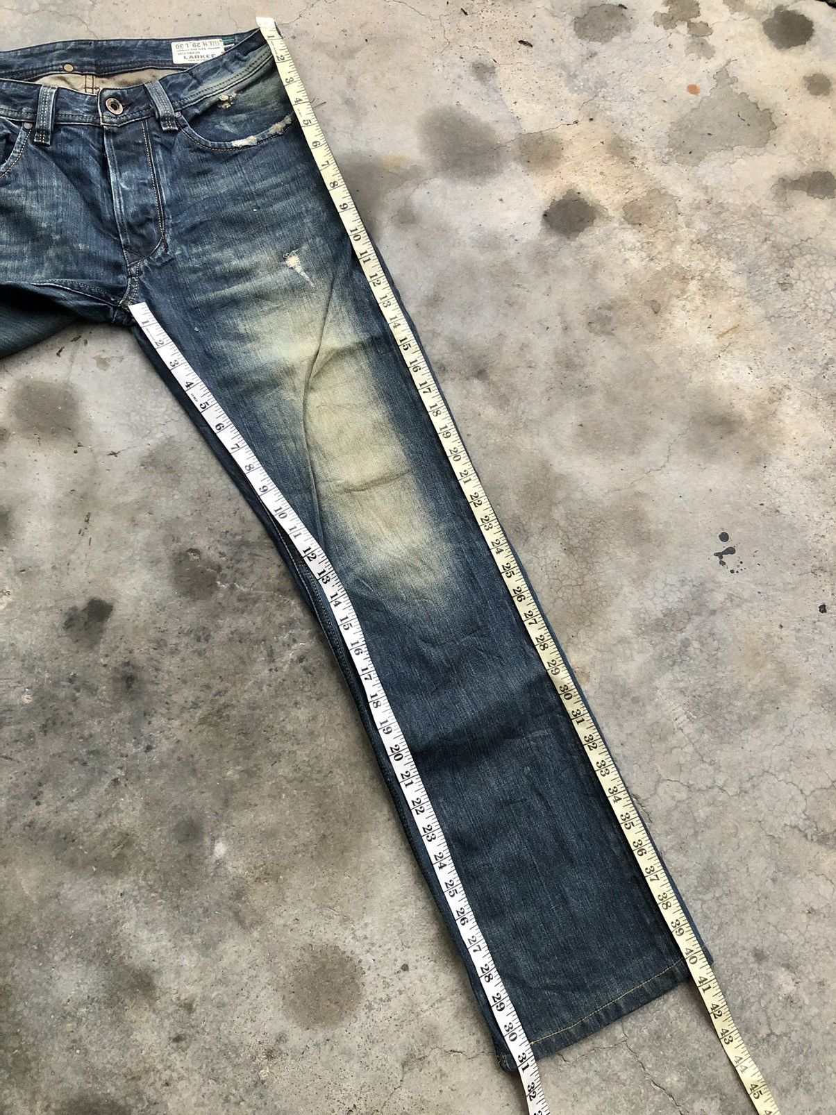 Diesel DIESEL LARKEE WASHED BLUE DENIM Size US 31 - 9 Thumbnail
