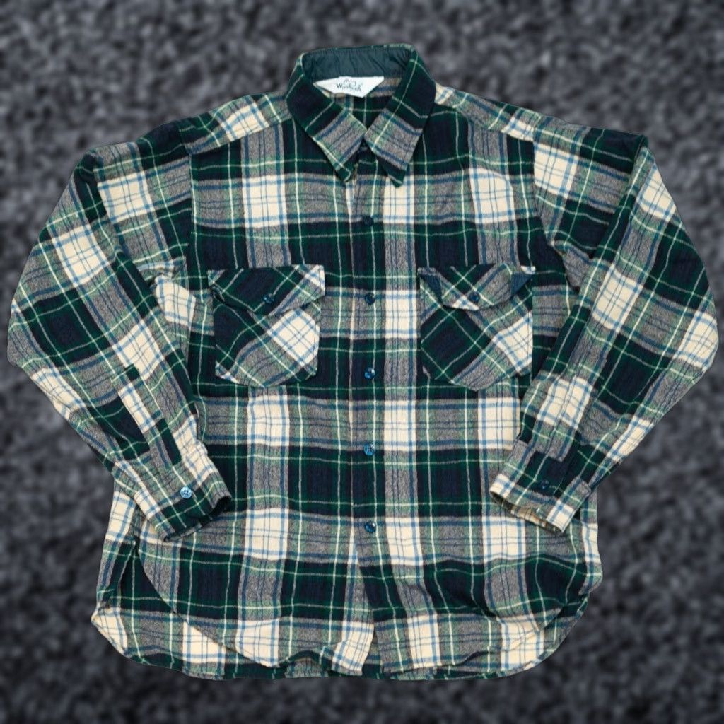 Vintage VINTAGE Woolrich Jacket Plaid Wool Flannel Mackinaw Cruiser Heritage M Red Wool Classic 50s 0 Size US M / EU 48-50 / 2 - 1 Thumbnail