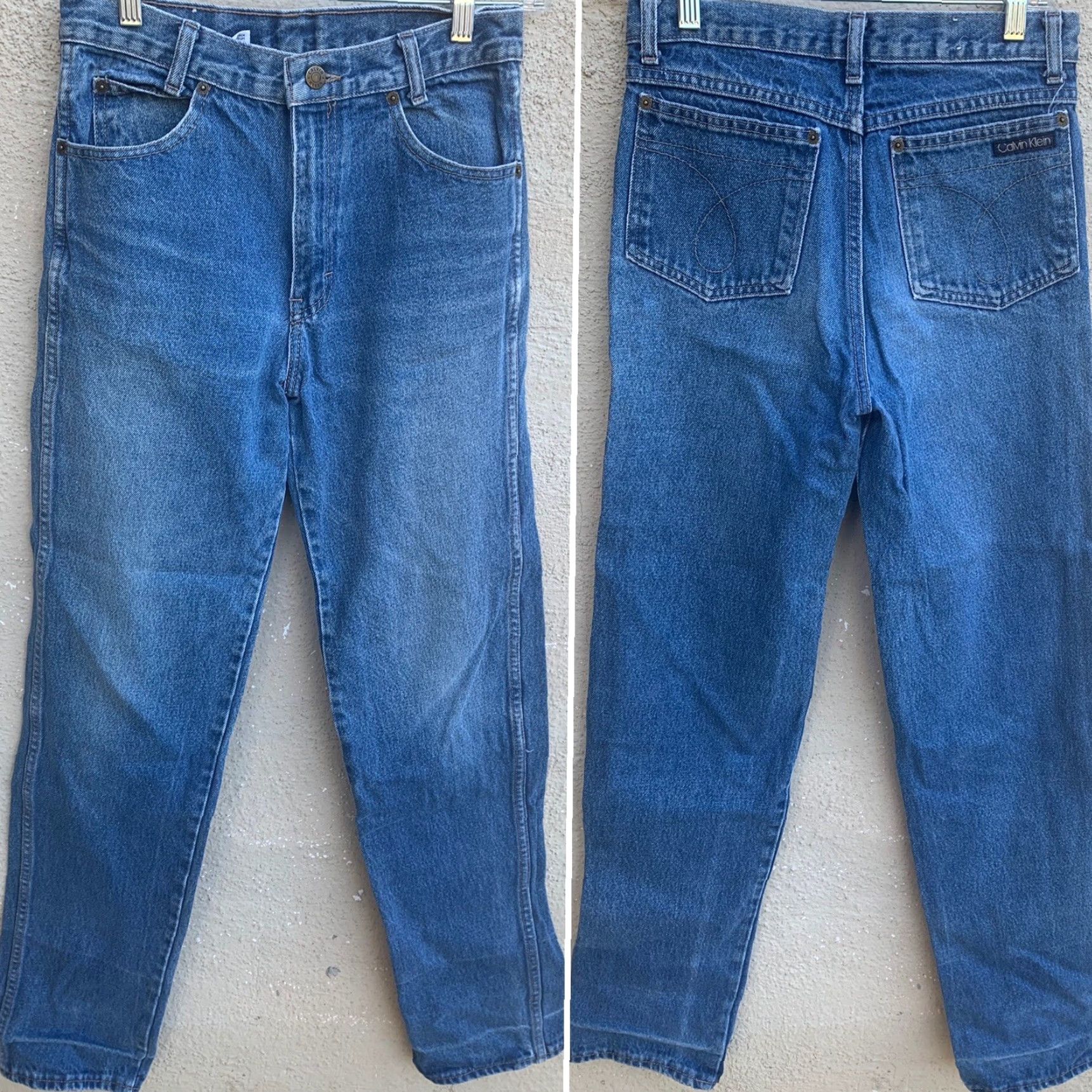 Calvin Klein VINTAGE Calvin Klein Jeans High Waist Union Label Size 28 Made In USA Denim Blue Jeans Size 28" / US 6 / IT 42 - 3 Thumbnail