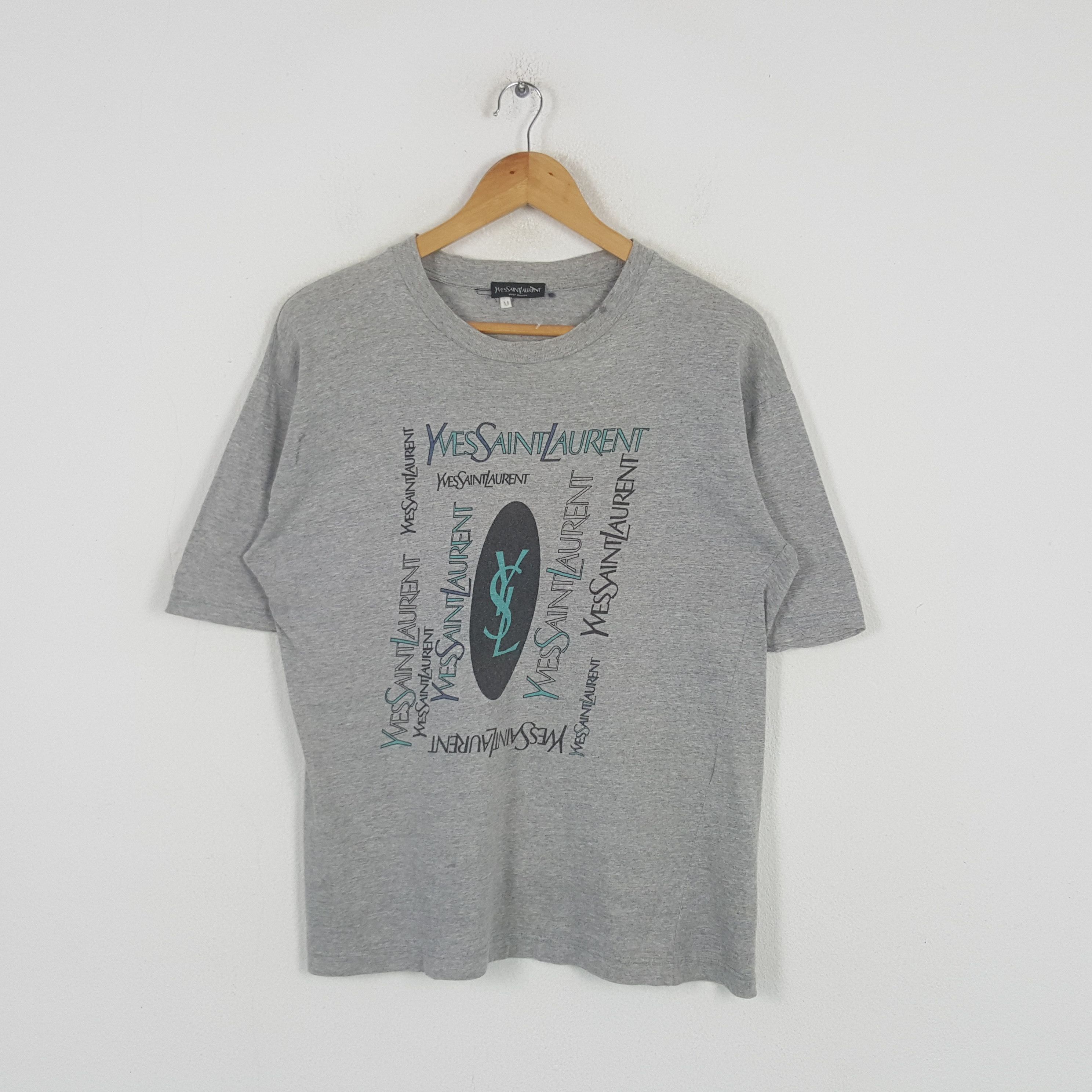 Yves Saint Laurent Vintage Yves Saint Laurent Italian Brand Tshirt C294N22 Size US M / EU 48-50 / 2 - 1 Thumbnail