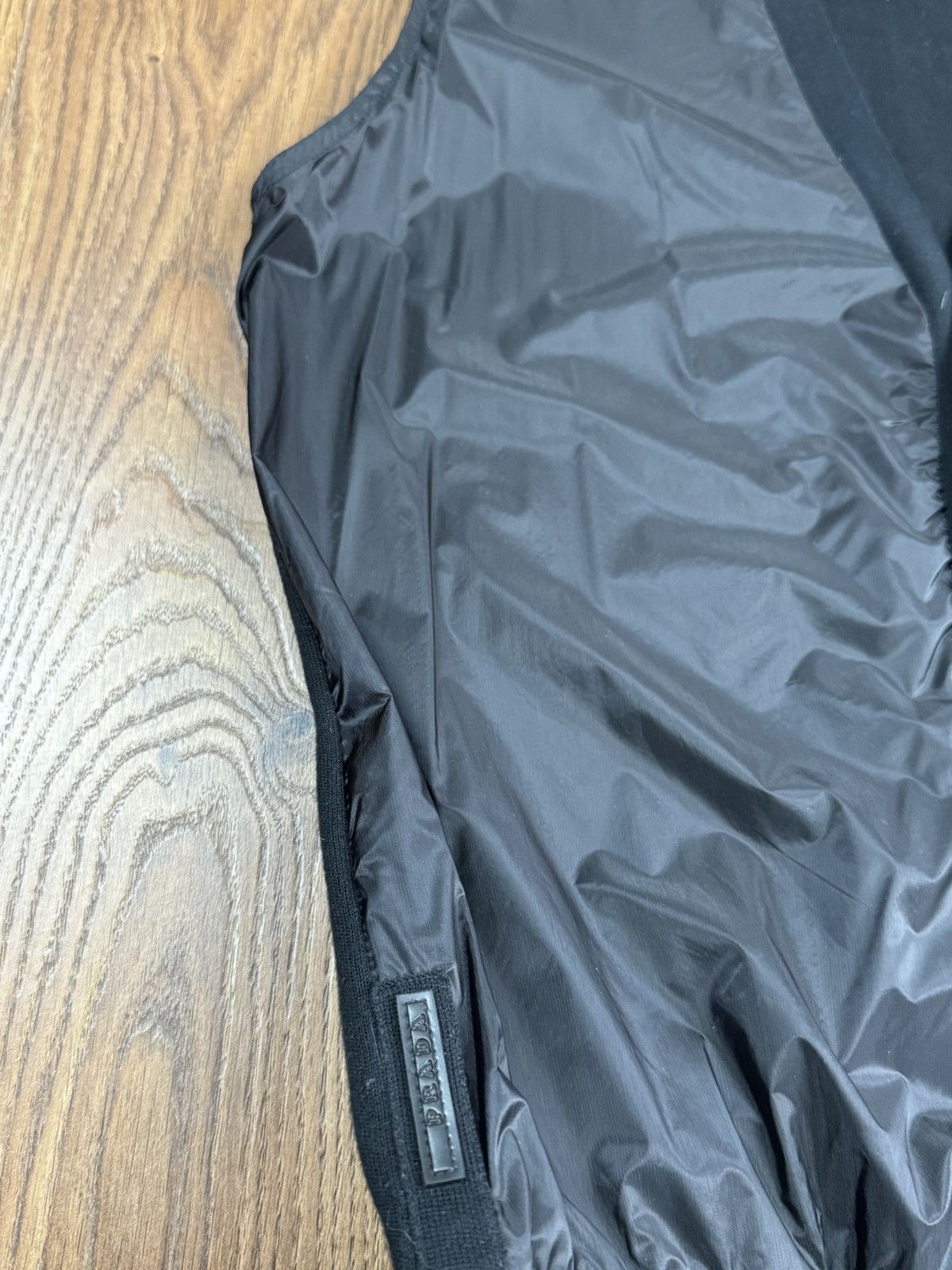 Prada Archive nylon vest Prada original luxury streetwear item Size L / US 10 / IT 46 - 2 Thumbnail