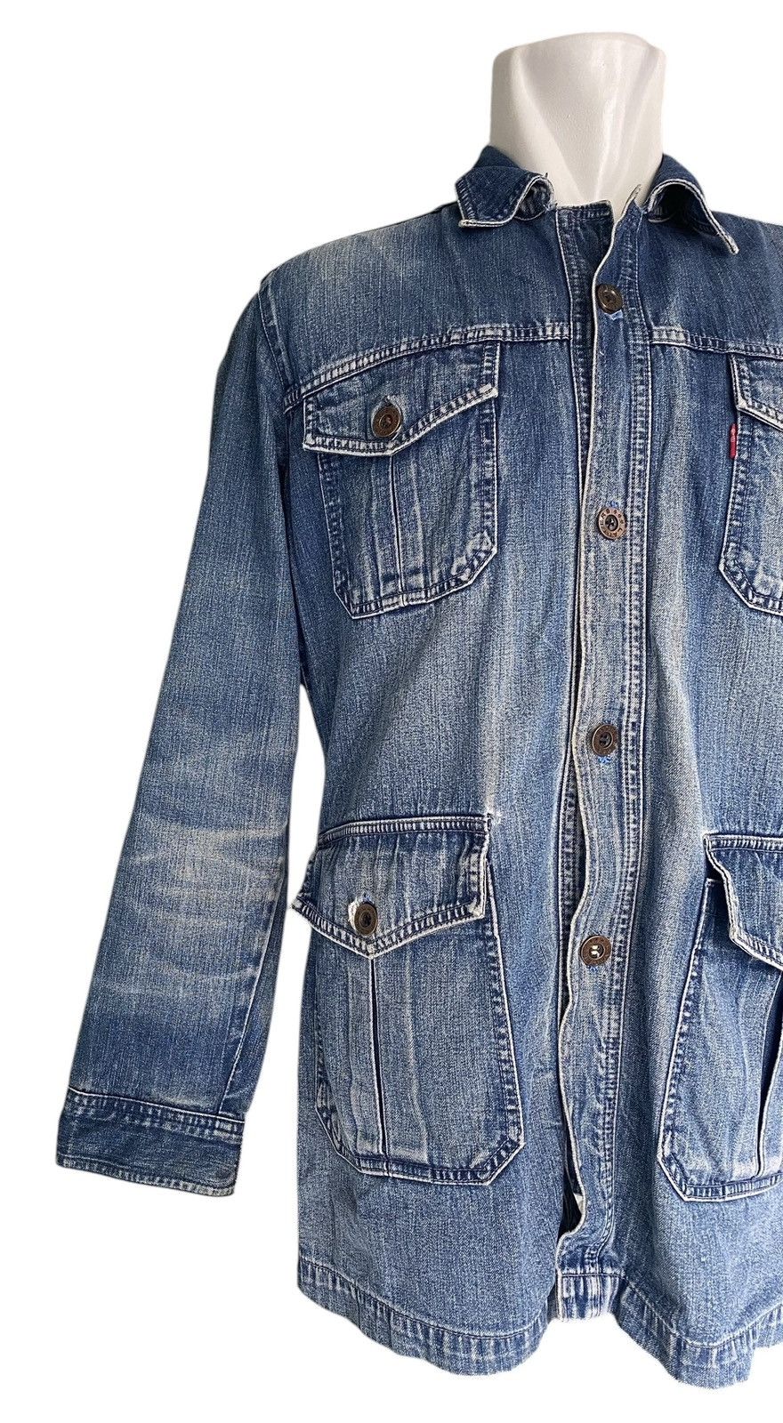 Big John Vintage BIG JOHN Chore Denim Button Size US M / EU 48-50 / 2 - 3 Thumbnail