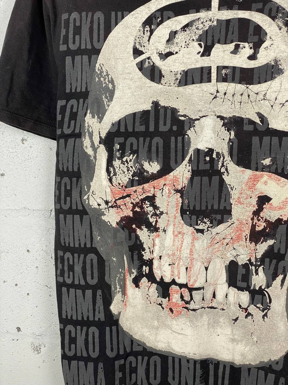 Ecko Unltd. × Vintage Rare Mma Ecko Unltd Y2K Affliction Style Tee Faded Size US L / EU 52-54 / 3 - 4 Thumbnail