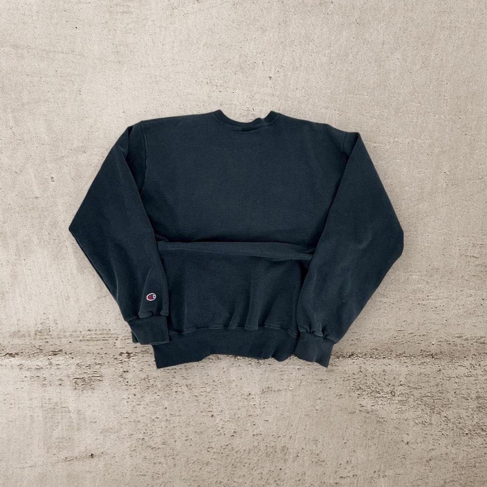 Champion Vintage 90s champion baggy navy crewneck sweatshirt Size US XXL / EU 58 / 5 - 2 Thumbnail